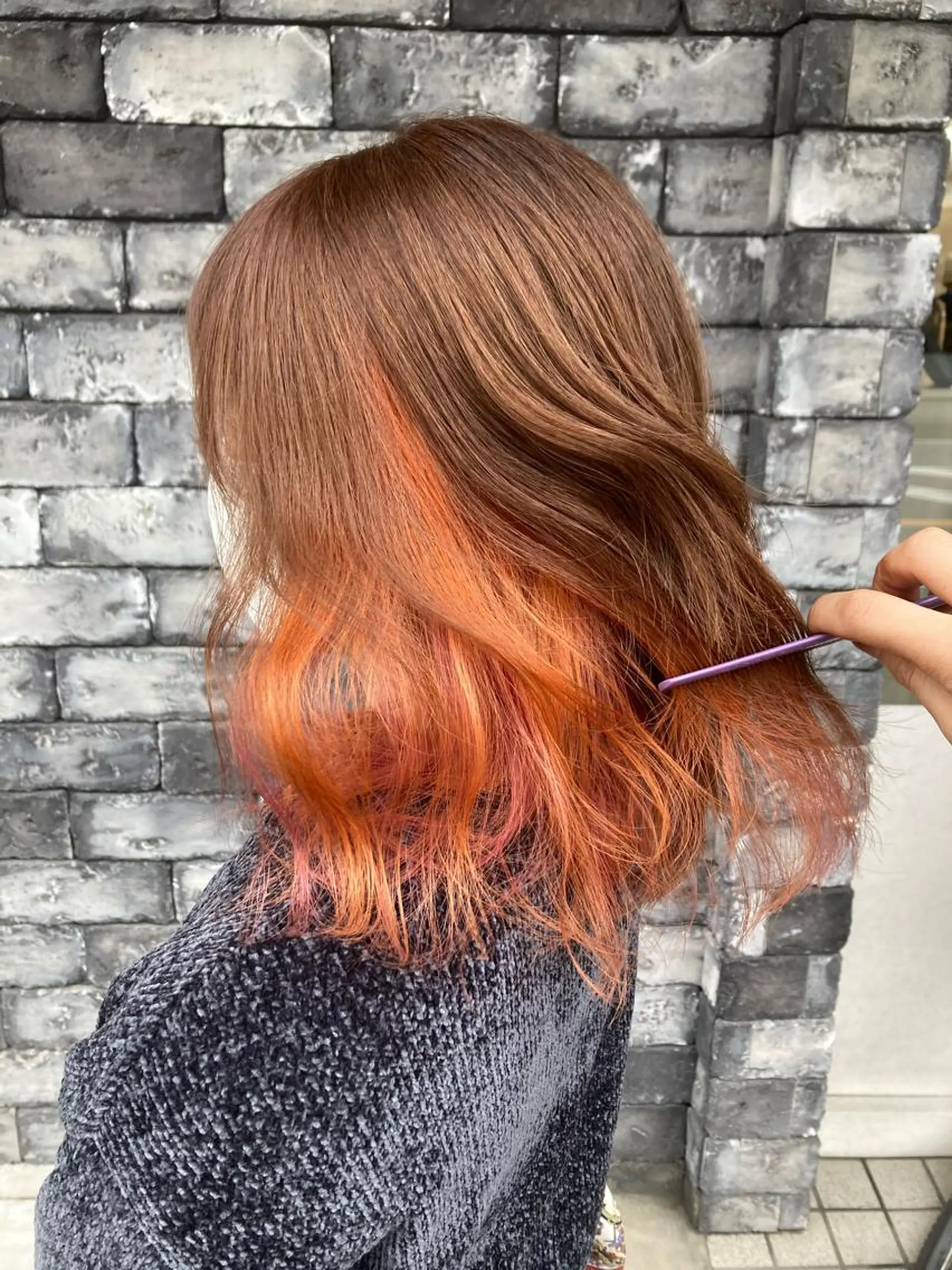 ミディアム カラー カット トリートメント ヘアセット ✂️似合わせの魔術師 石田一樹✂️のヘアスタイル