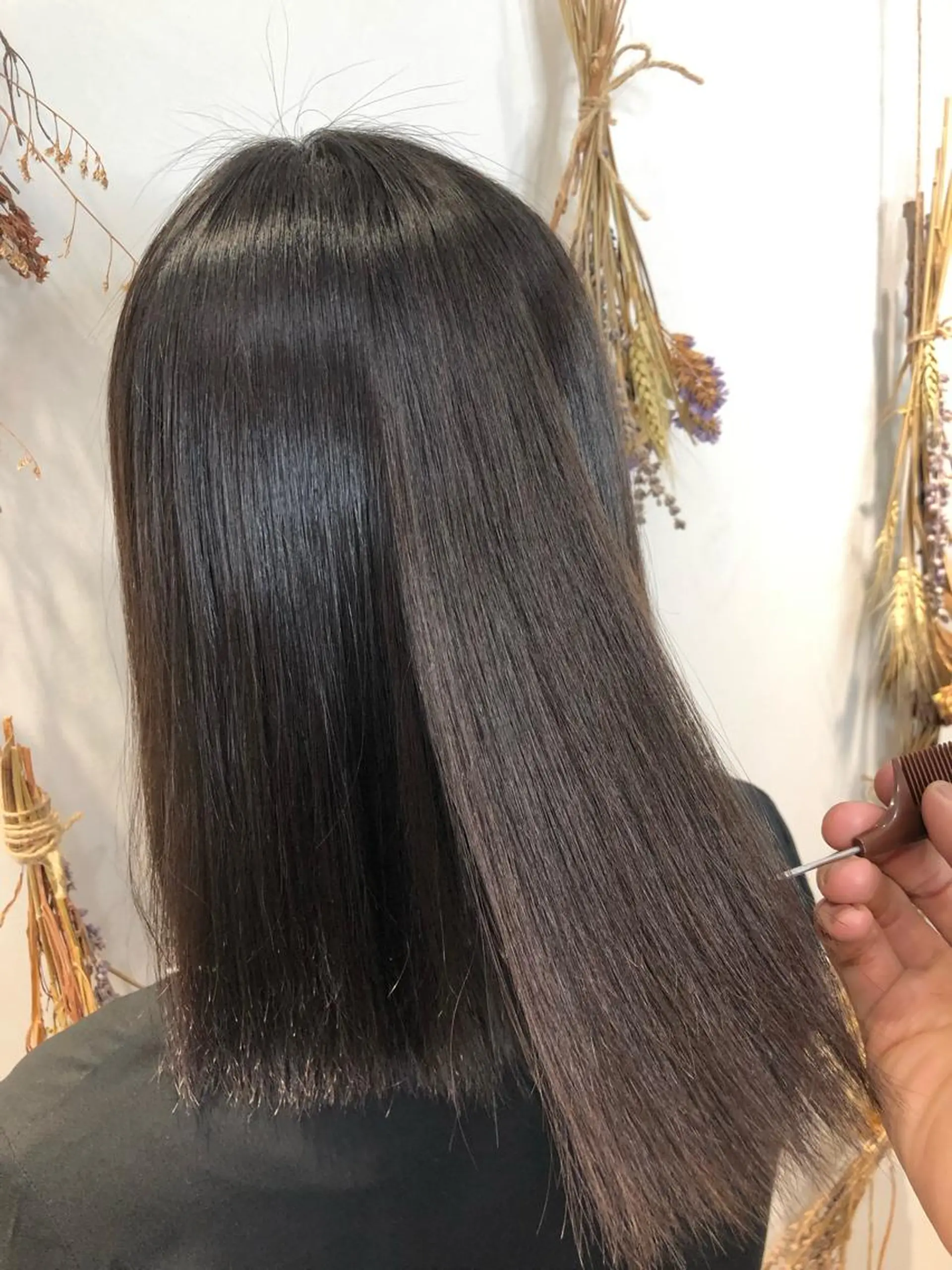 ロング 髪質改善 縮毛矯正 トリートメント 酸熱トリートメント コテ巻き風パーマ/ 髪質改善/河島恭平のヘアスタイル