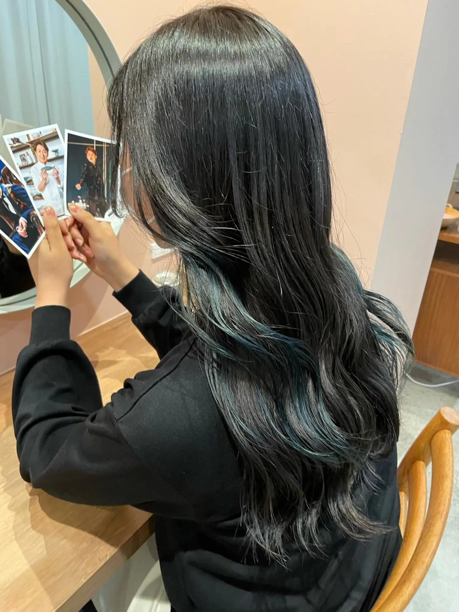 ロング カラー ヘアアレンジ REONA🪽✨薬院 レイヤーカット🫧のヘアスタイル