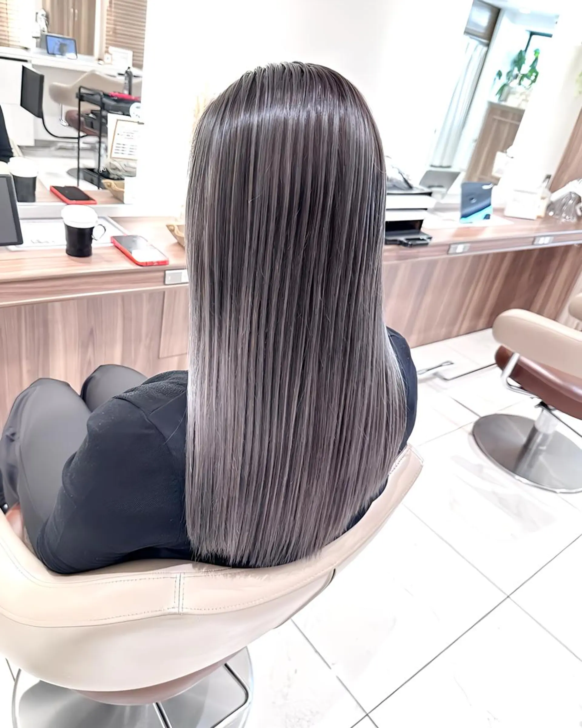 カラー 髪質改善 ヘアカラー トリートメント ＡＳＨ大宮/ブリーチ 髪質改善/カラーのヘアスタイル