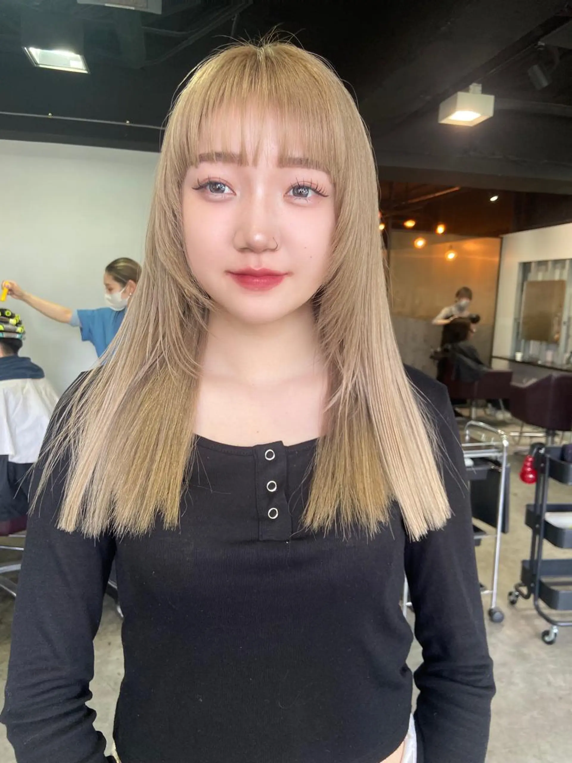 ロング 地毛風艶カラー🌿 喜多夏海のヘアスタイル