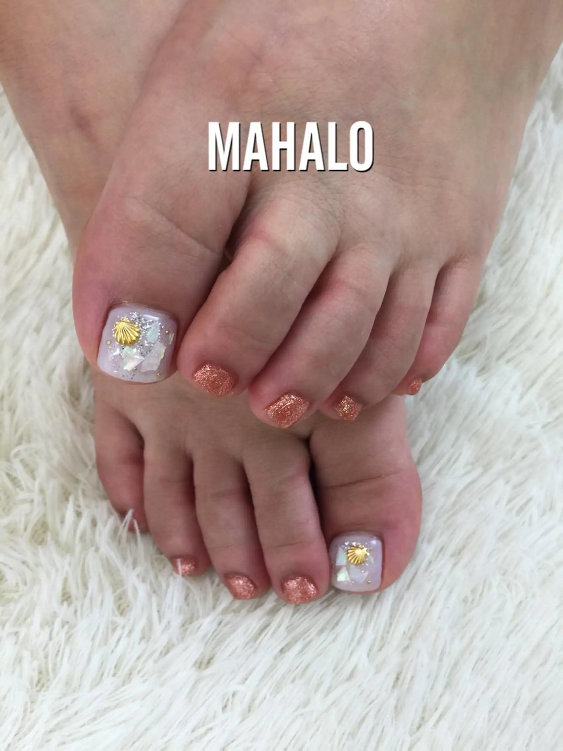 ネイル アートネイル フットネイル MAHALO MiwAのネイルデザイン