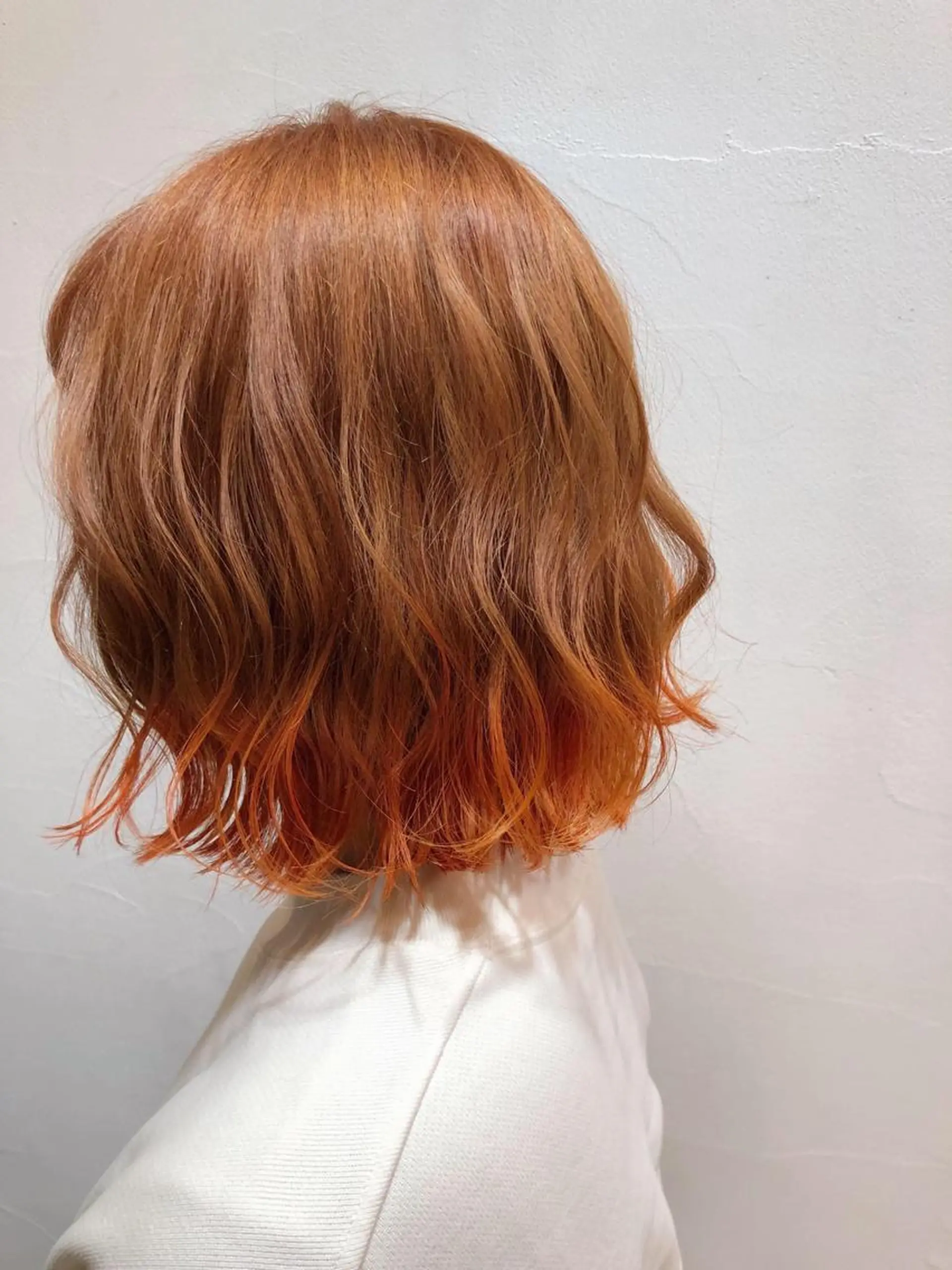 ショート カラー オレンジ メンズカット特化柏駅 徒歩3分LOUのヘアスタイル