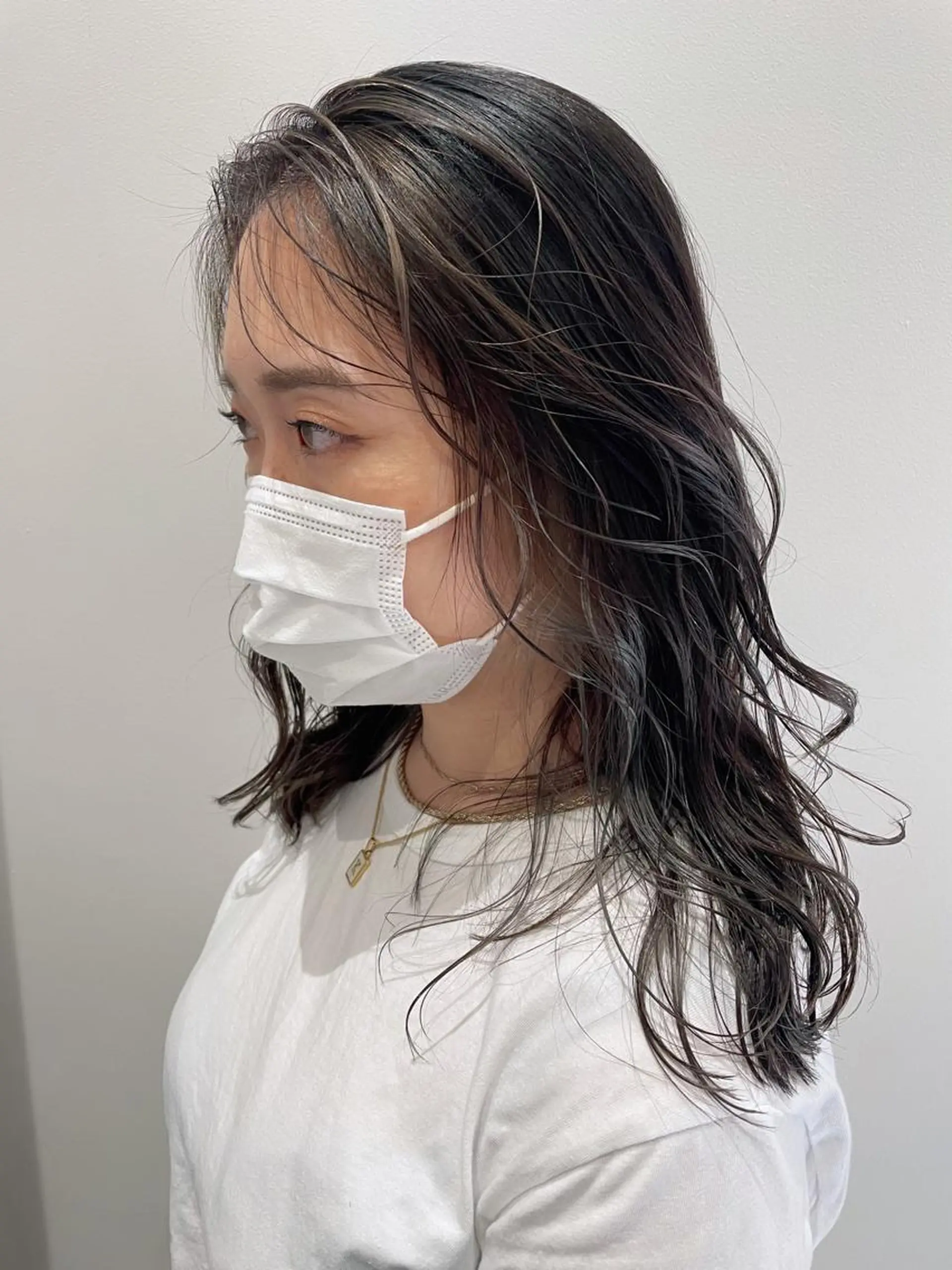 ロング カラー ハイライトカラー ハイライト カット ヘアカラー トリートメント 狩野 羅夢のヘアスタイル