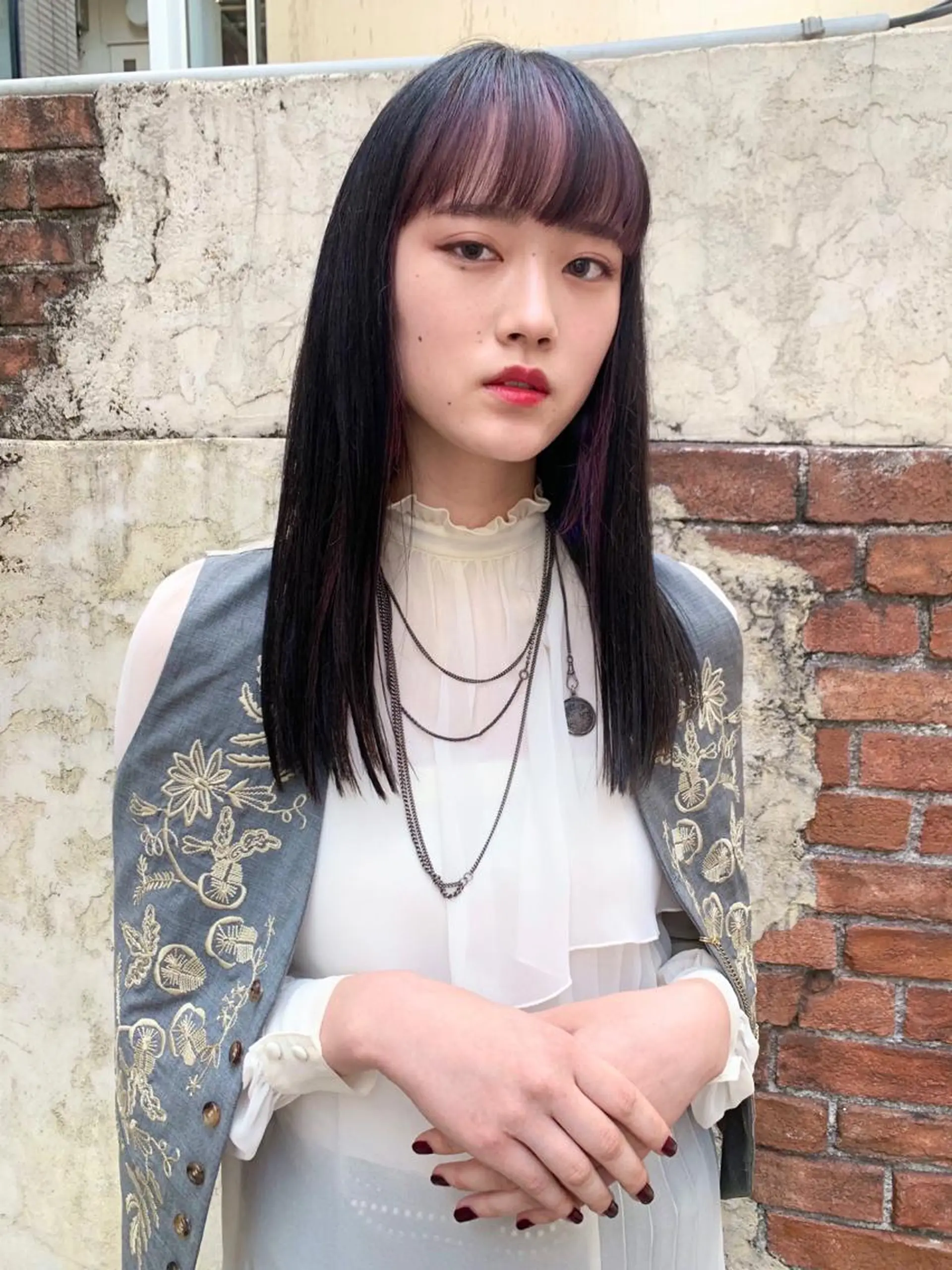 ロング カラー カット ヘアカラー トリートメント 🌈miu miu hair✂️💕のヘアスタイル