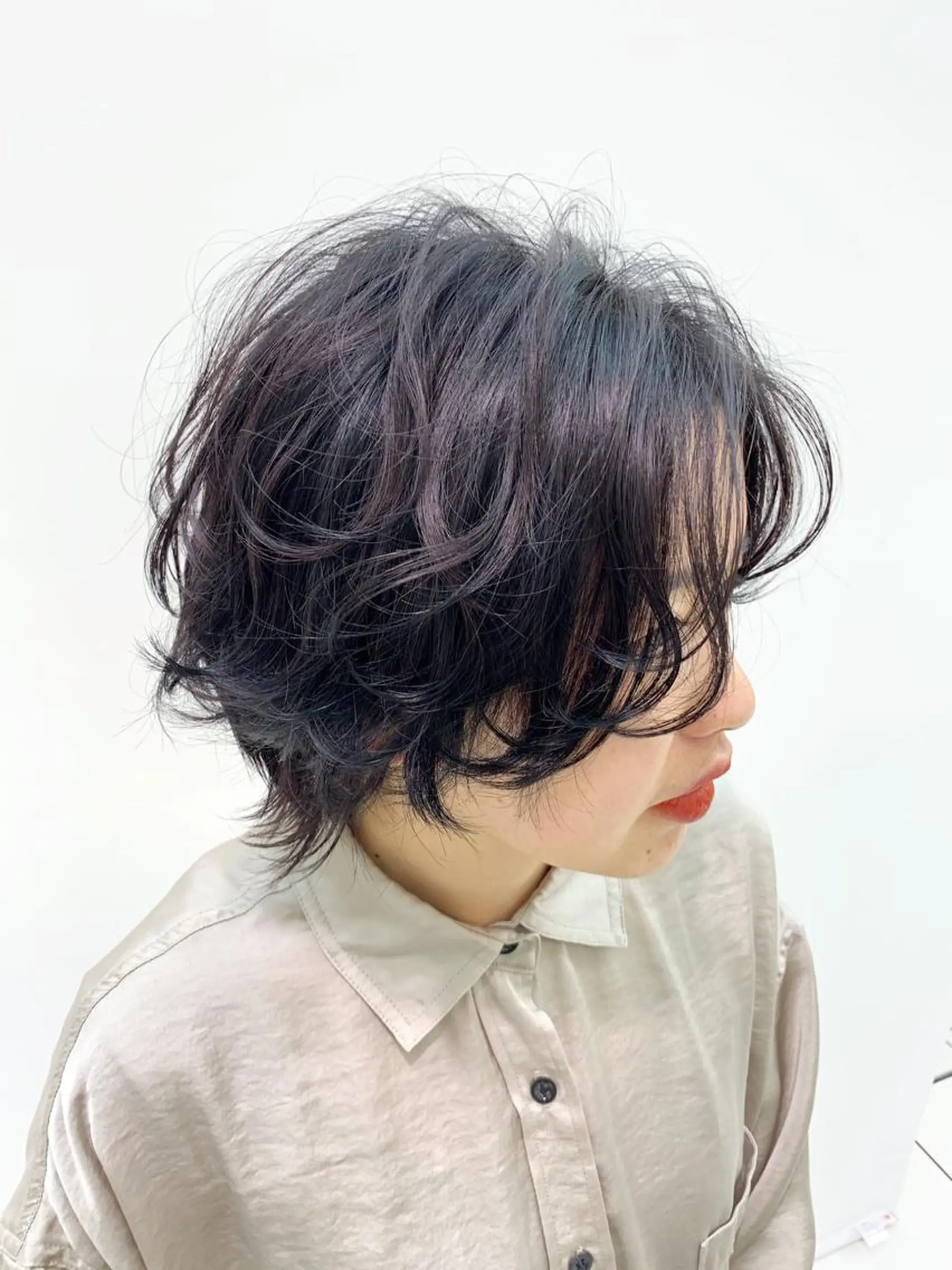 ショート 縮毛矯正/白髪ぼかし ショートボブ/鈴木のヘアスタイル