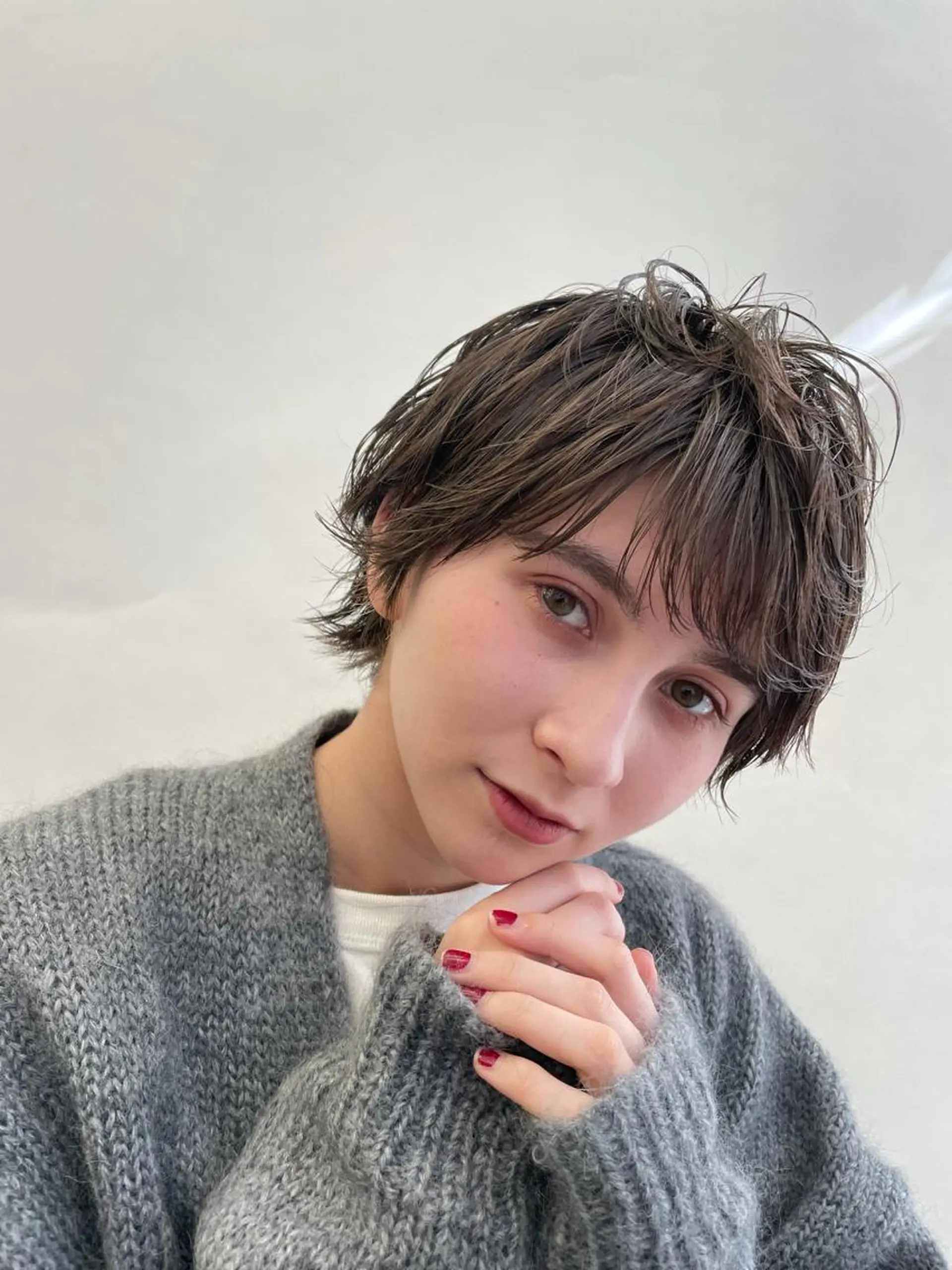 ショート カラー 笠原 健人のヘアスタイル