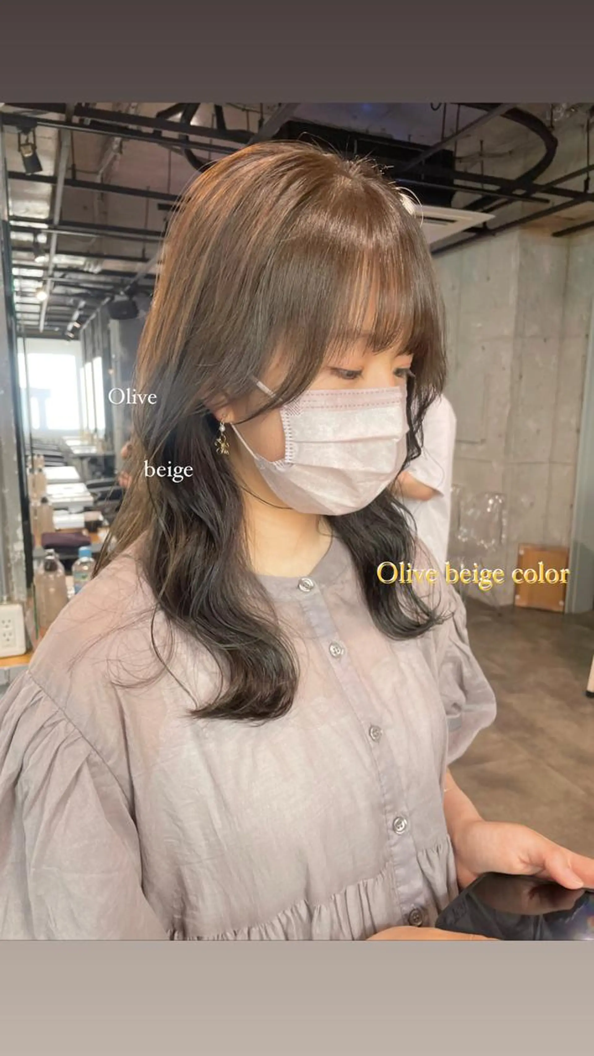 セミロング カラー パーマ ヘアアレンジ メンズ キッズ ネイル マツエク・マツパ アイブロウ 透明感カラー・レイヤ ー🎀amika🎀のヘアスタイル