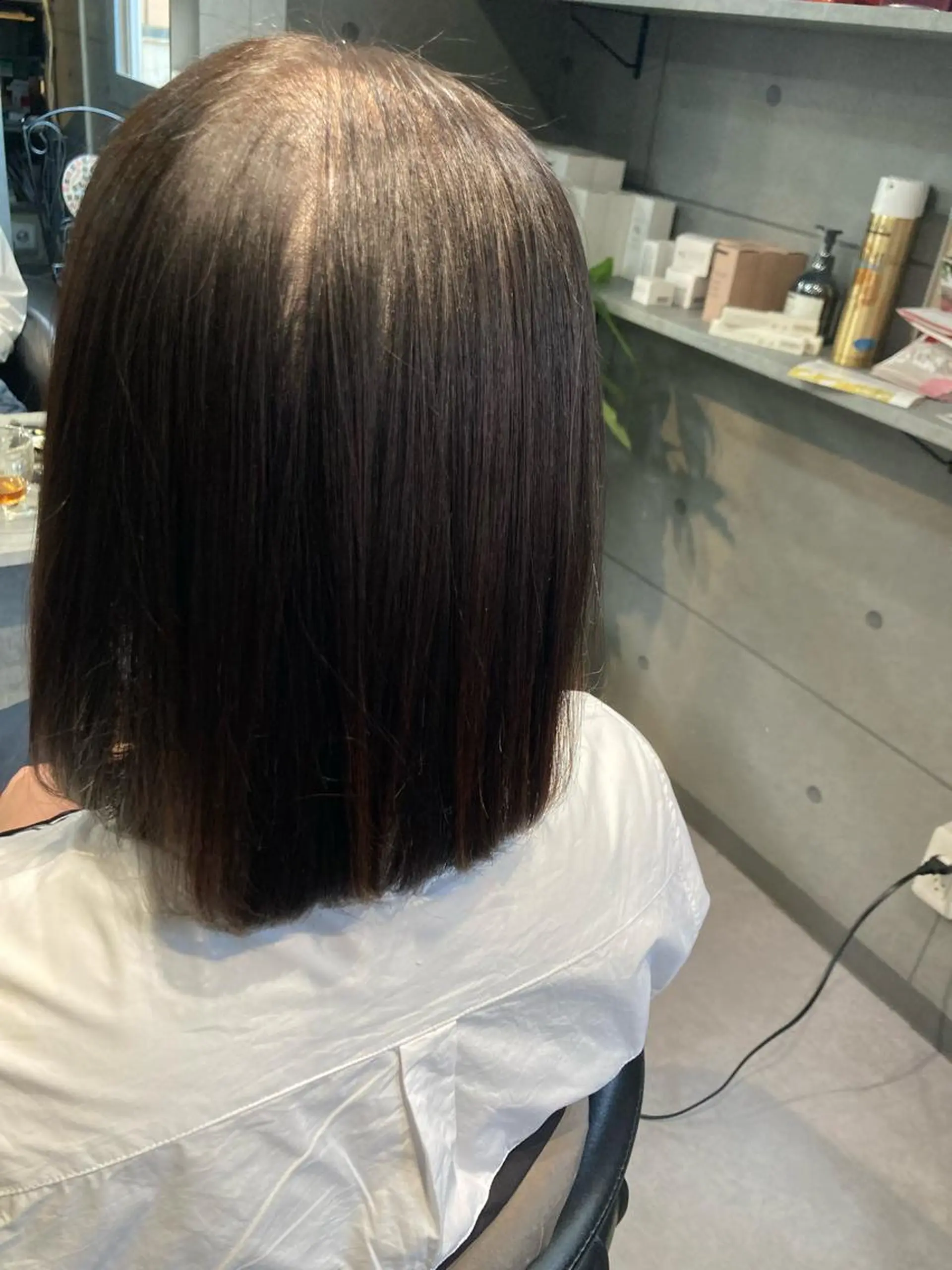 ミディアム 髪質改善☺︎縮毛矯正 ふじい まりんのヘアスタイル