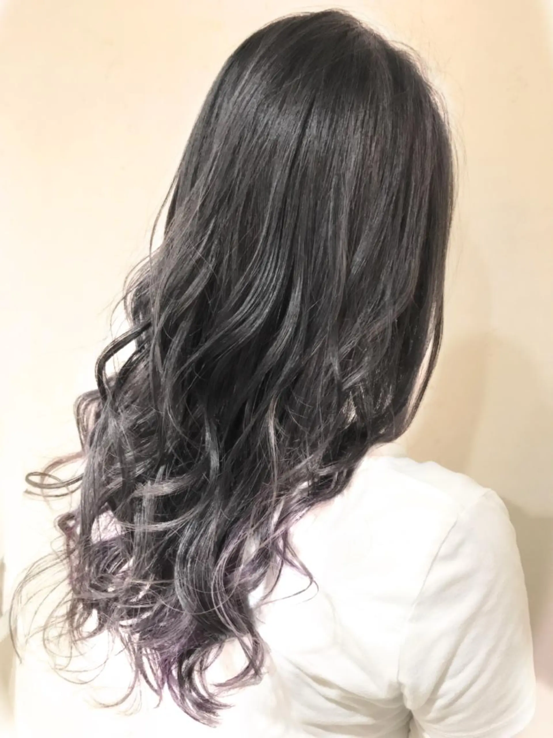 ロング カラー パーマ ヘアアレンジ メンズ キッズ ネイル マツエク・マツパ アディクシーカラー バイオレットカラー バレイヤージュ/ 髪質改善/渡邉悟🌱のヘアスタイル