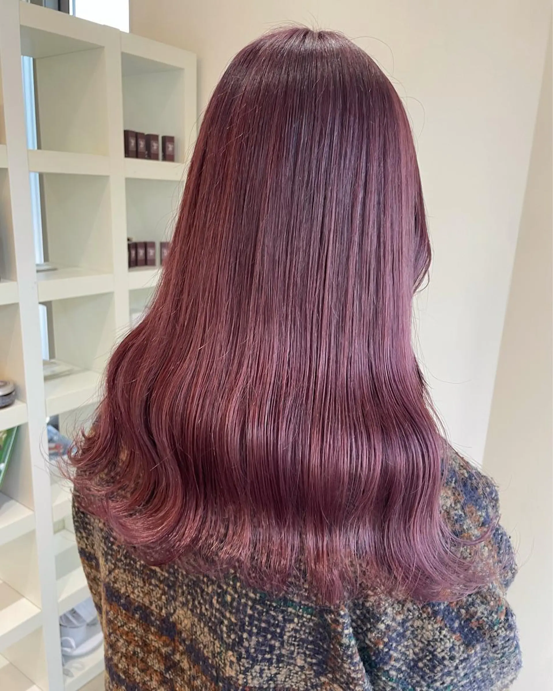 セミロング カラー mir MIYUのヘアスタイル