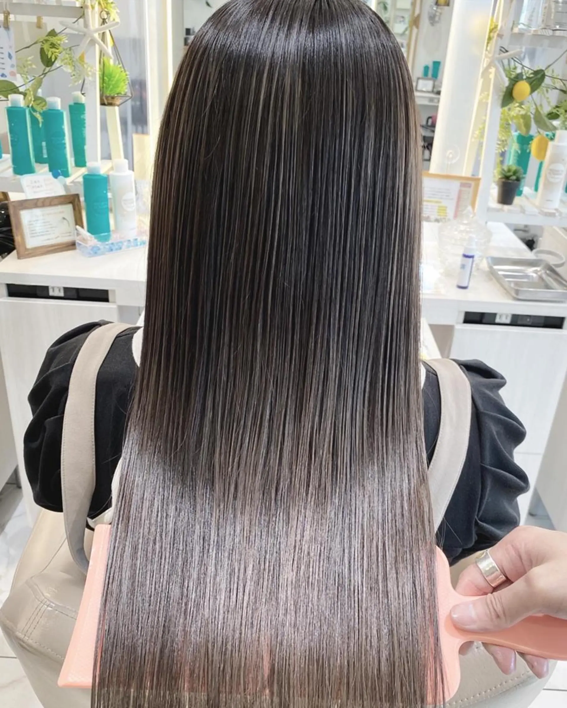 ロング カラー 髪質改善 ヘアカラー トリートメント 高橋凜/髪質改善/ 縮毛矯正/カラーのヘアスタイル