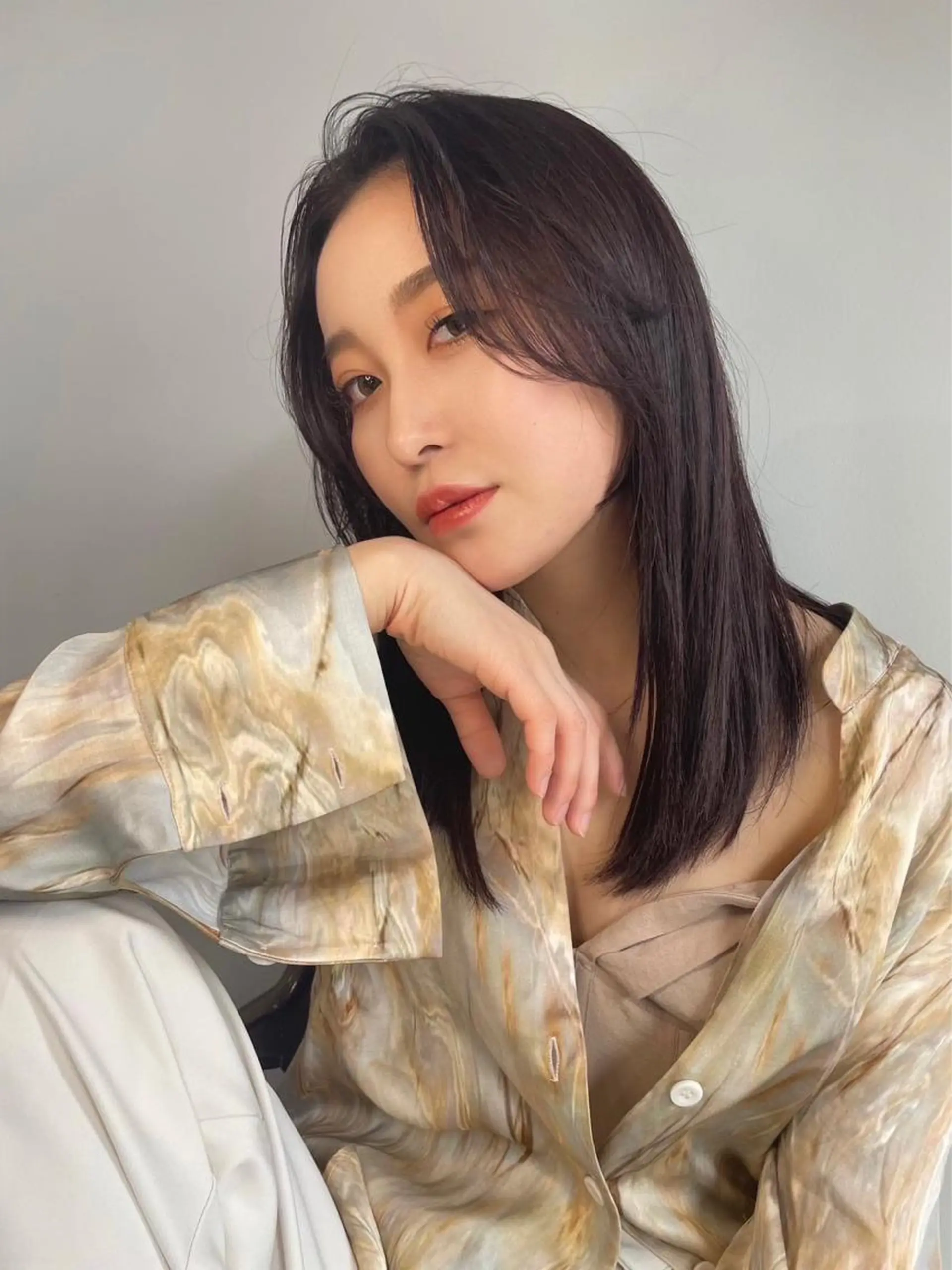 ロング カラー ヘアアレンジ キッズ マツエク・マツパ アイブロウ 透明感カラー/推しカ ラー☁️JURAのヘアスタイル