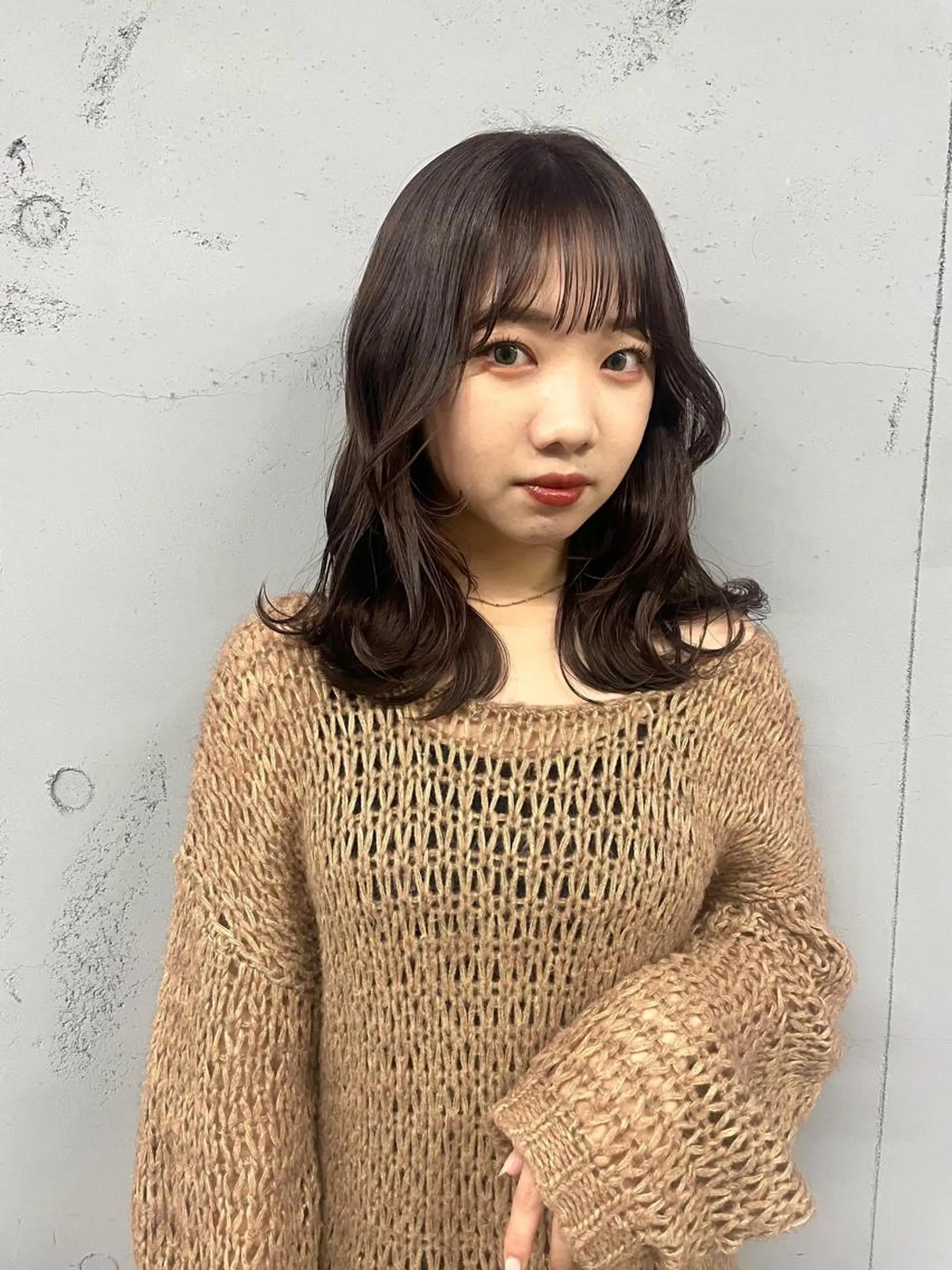 ミディアム マツダ レンのヘアスタイル