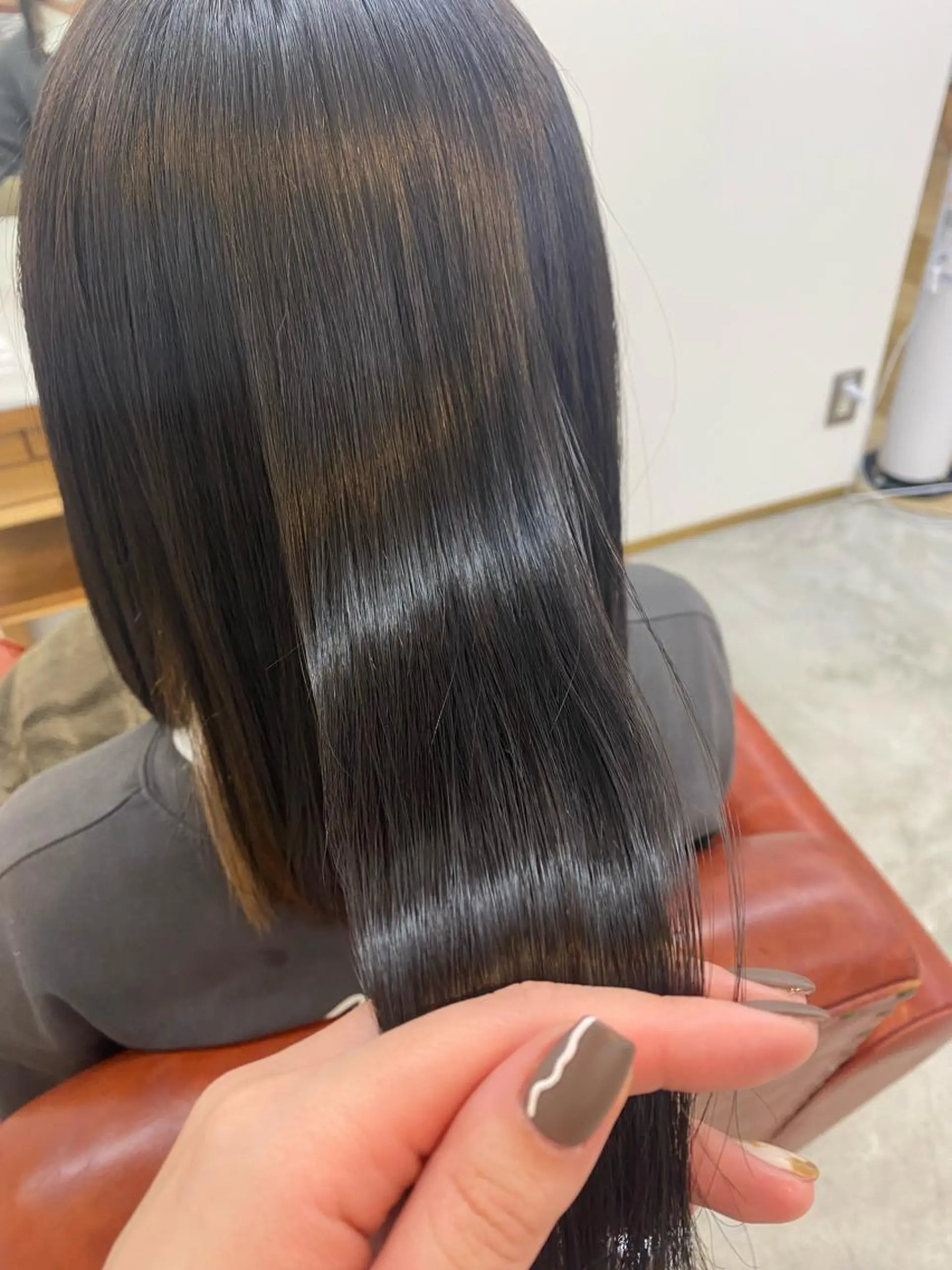 ミディアム パーマ funa/京都河原町 /艶髪/暖色のヘアスタイル