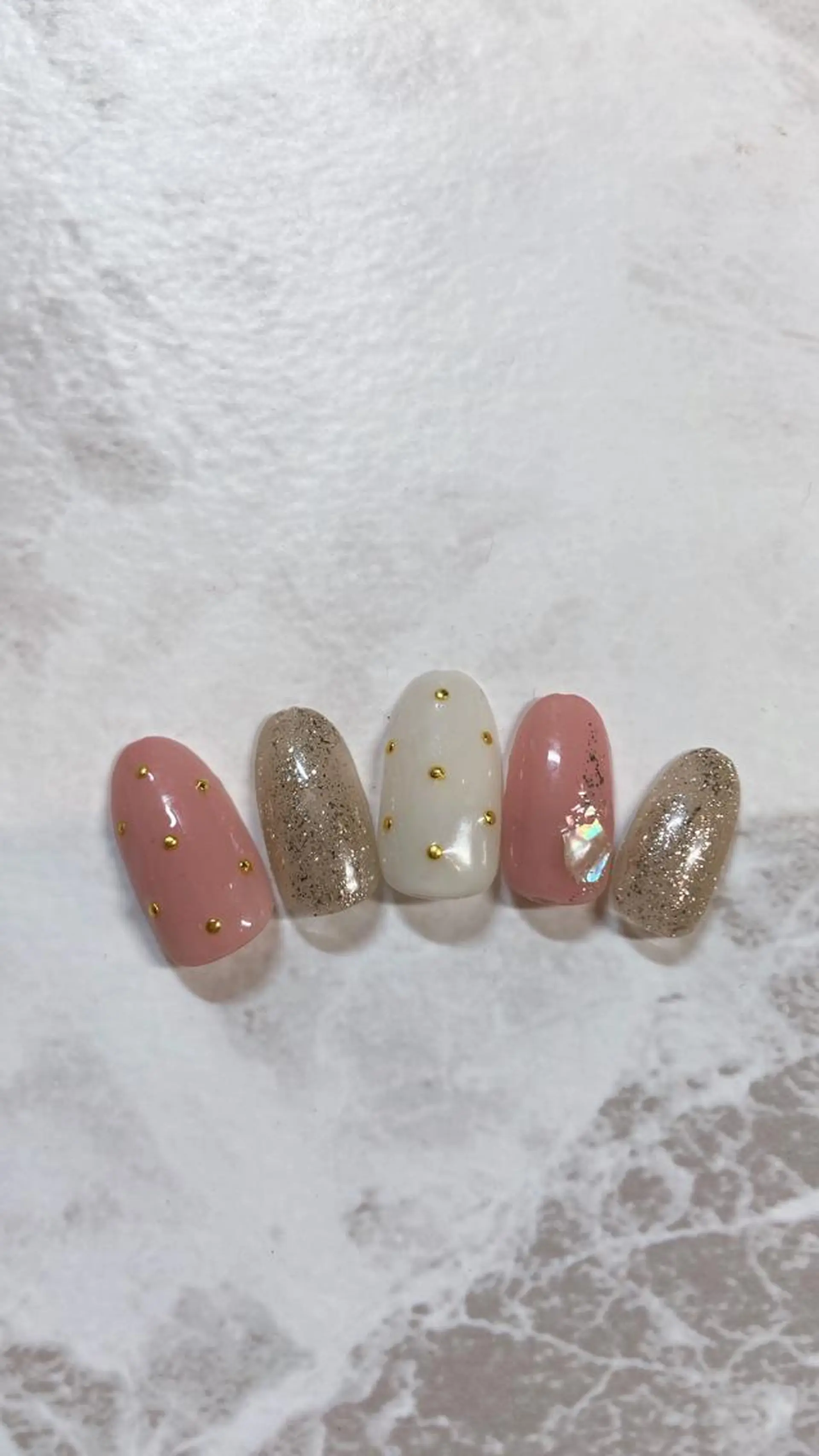 ミディアム ネイル ハンドネイル ネイルサロン ステラのネイルデザイン