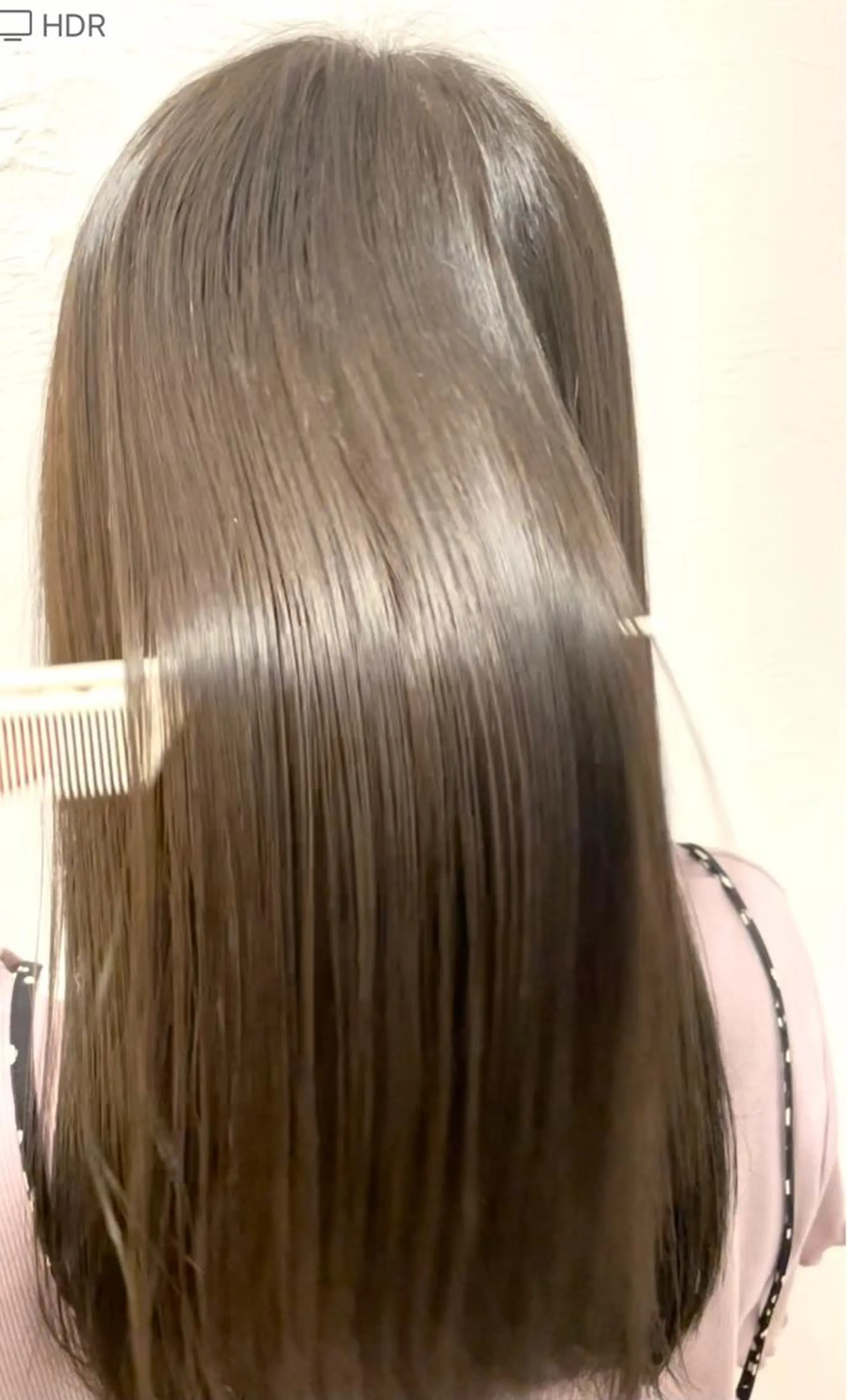 ロング カラー アッシュ ベージュカラー 透明感カラー 縮毛矯正 カット ヘアカラー 縮毛矯正 トリートメント 縮毛•酸性矯正特化/ 美髪•髪質改善/KJのヘアスタイル