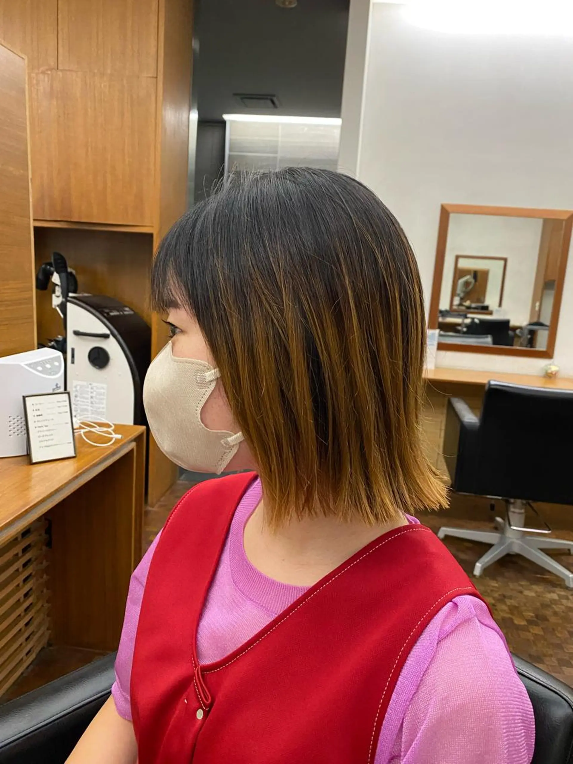 ショート パーマ 似合わせレイヤー/ ニュアンスパーマ高倉のヘアスタイル