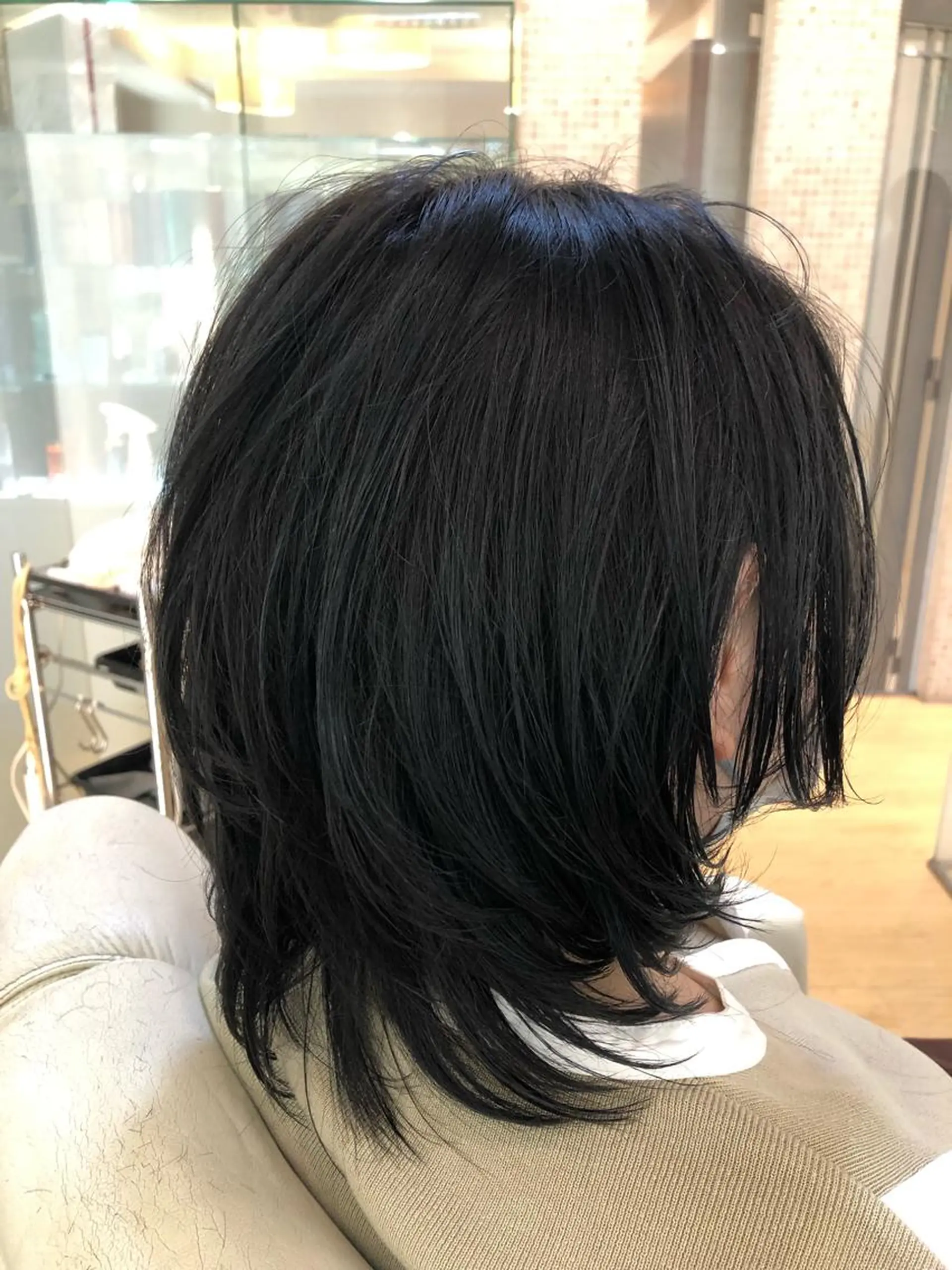 ショート レイヤーカット ウルフカット ウルフレイヤー 山岡 徹也のヘアスタイル