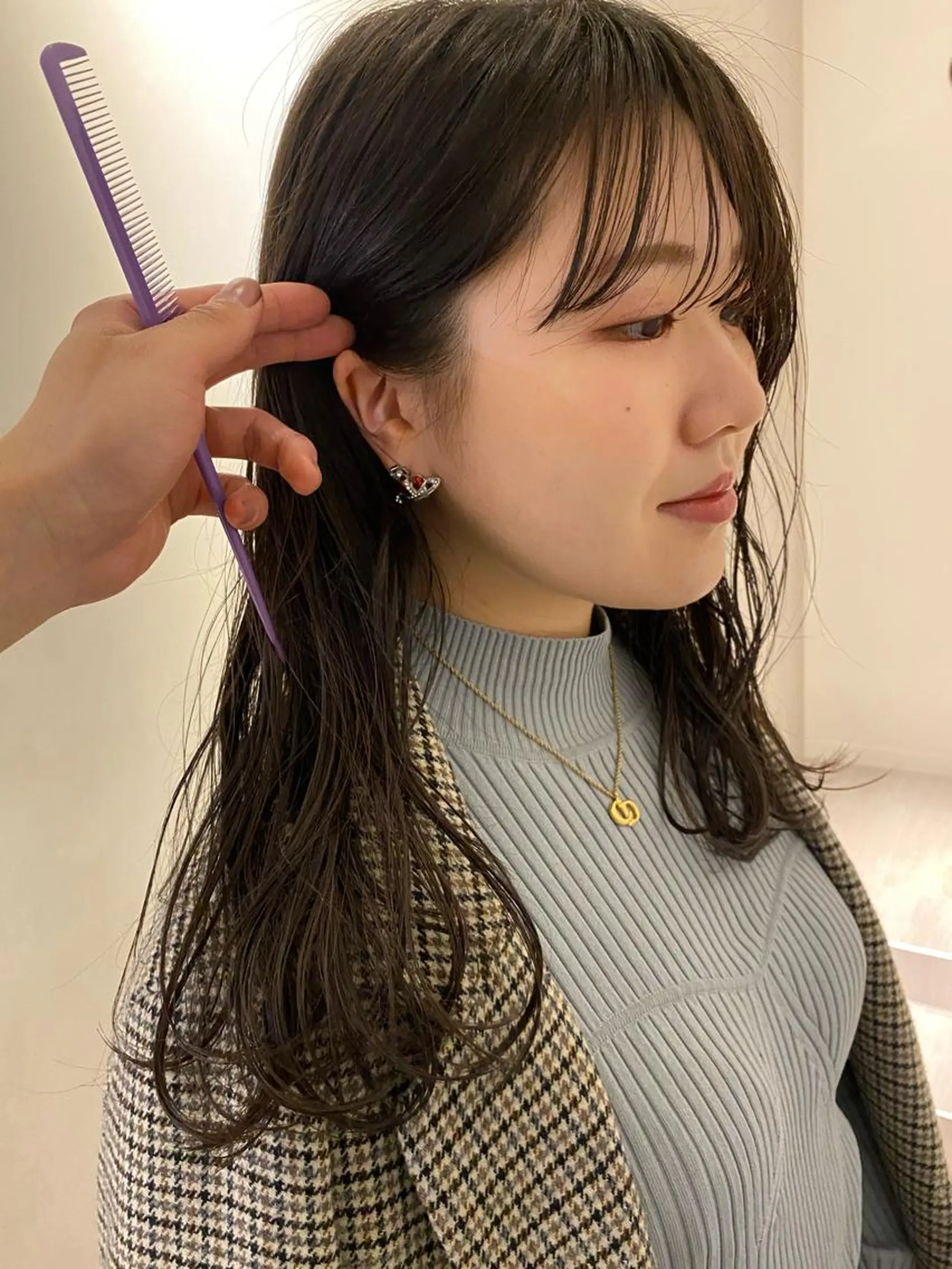 ロング パーマ pino代表ナガタ ユースケ/荻窪美容室のヘアスタイル