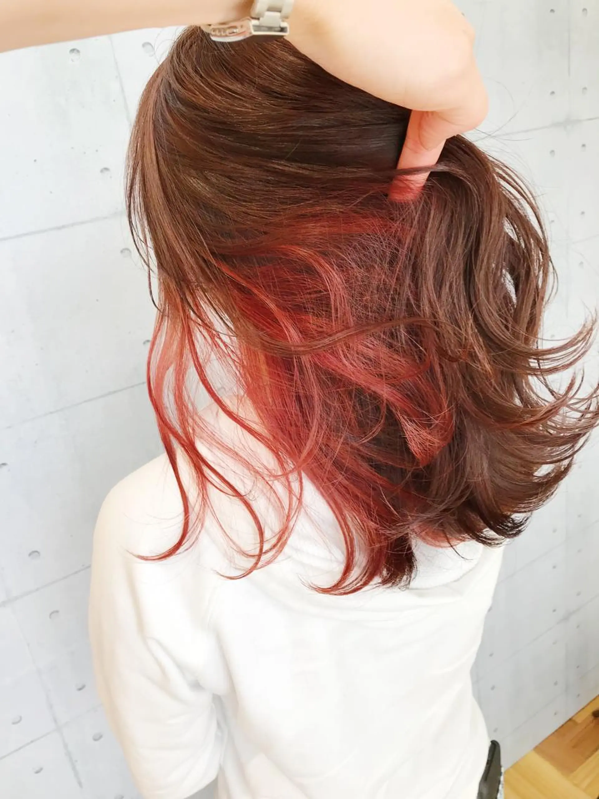 ミディアム 💎馴染むエクステ× 縮毛矯正TOMO💎のヘアスタイル