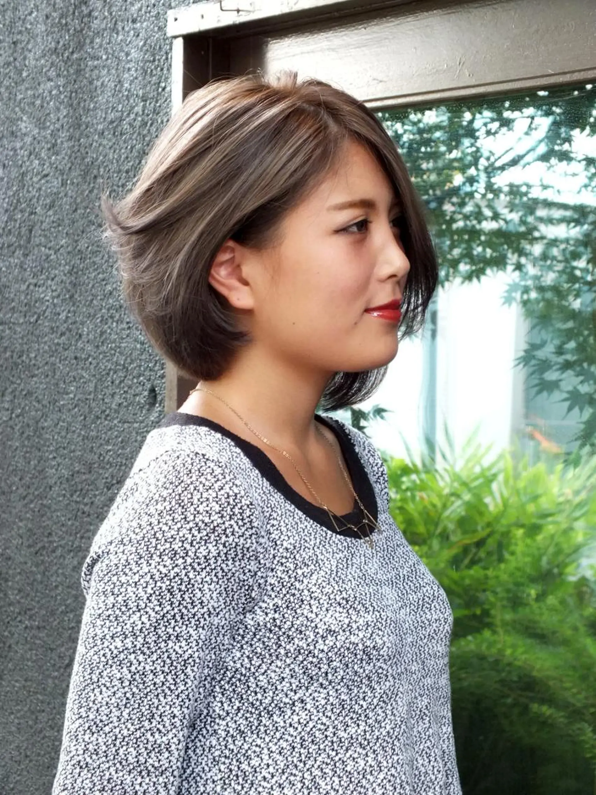 ミディアム ボブ ＠kutsu tetsuoのヘアスタイル