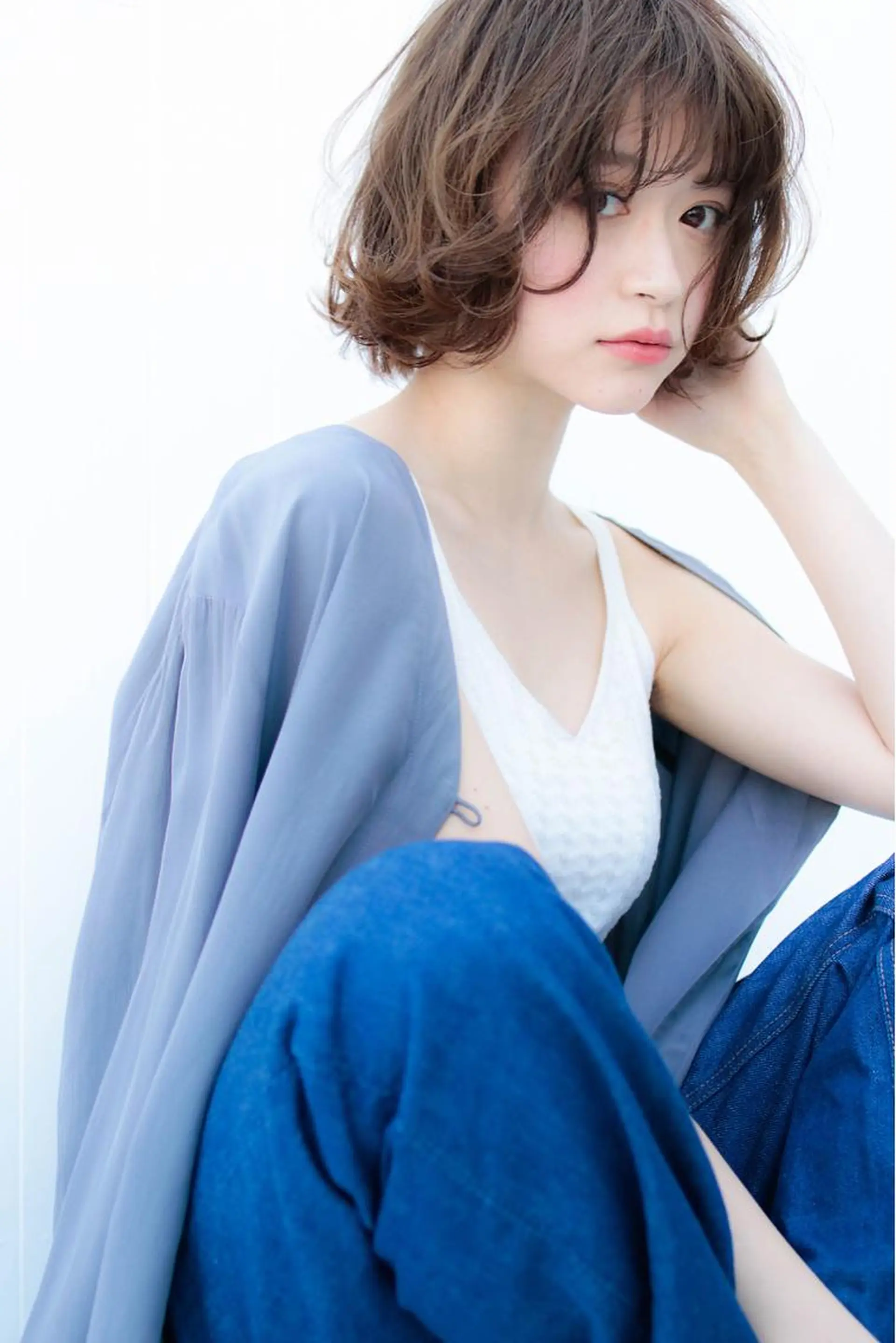 ショート パーマ うる艶/レイヤー 🪞池袋LAND🪞のヘアスタイル