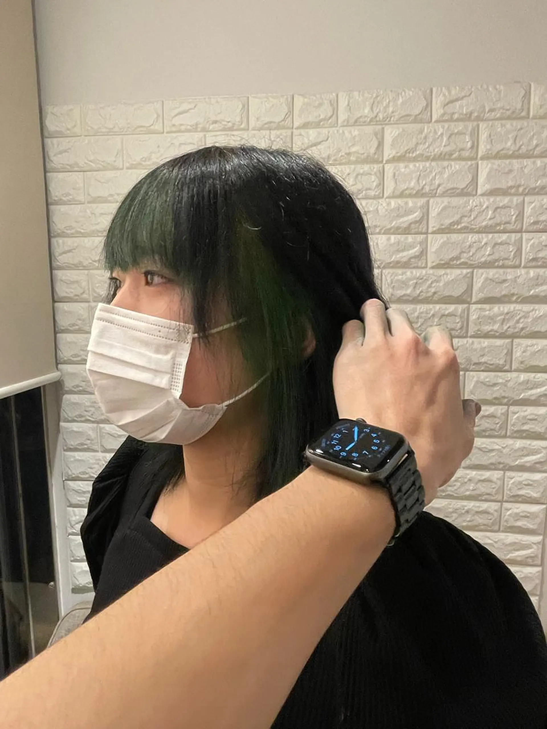 ミディアム カラー HearPut 府中櫻井のヘアスタイル