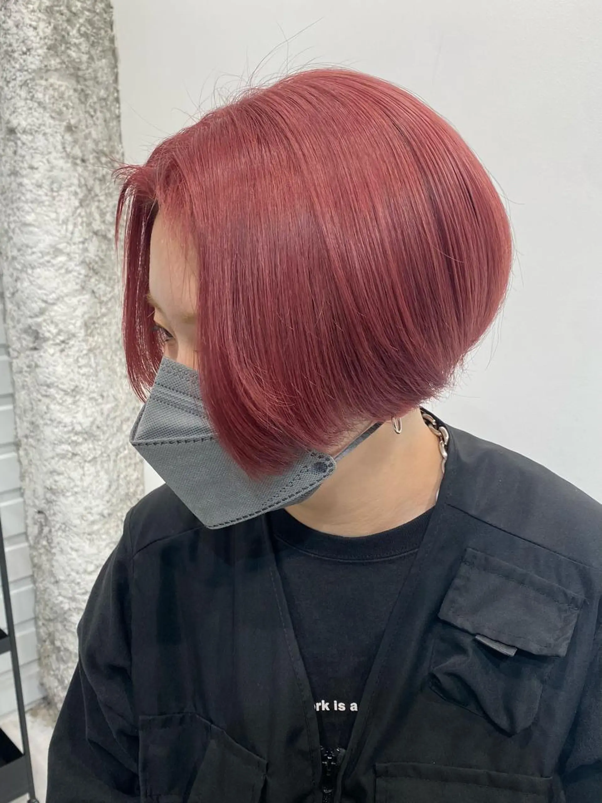 ショート カラー ヘアアレンジ ピンクカラー カット ヘアカラー ［似合わせヘア］ ✂︎OGURO✂︎のヘアスタイル