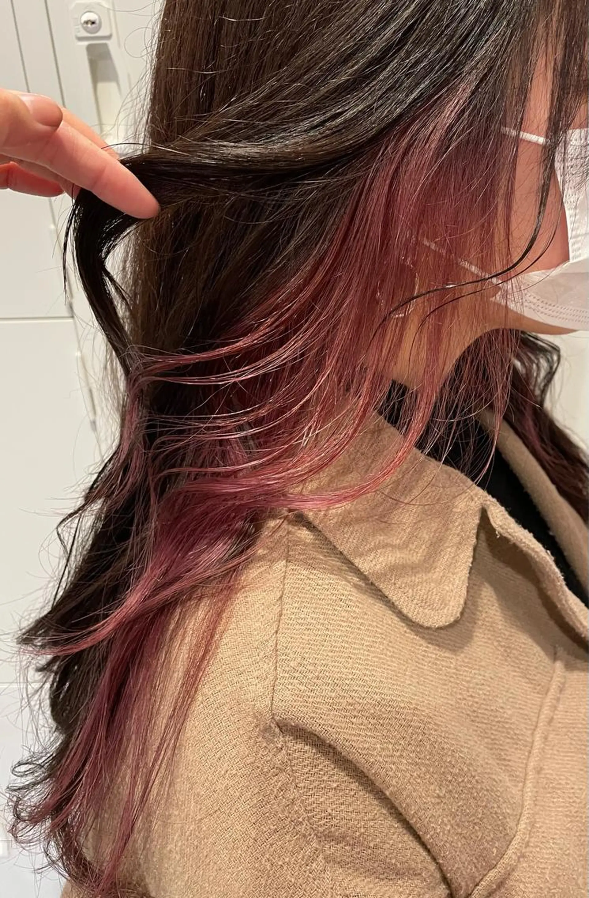 ミディアム カラー ピンクカラー 沖縄/ヘアアレンジ /ナカノのヘアスタイル