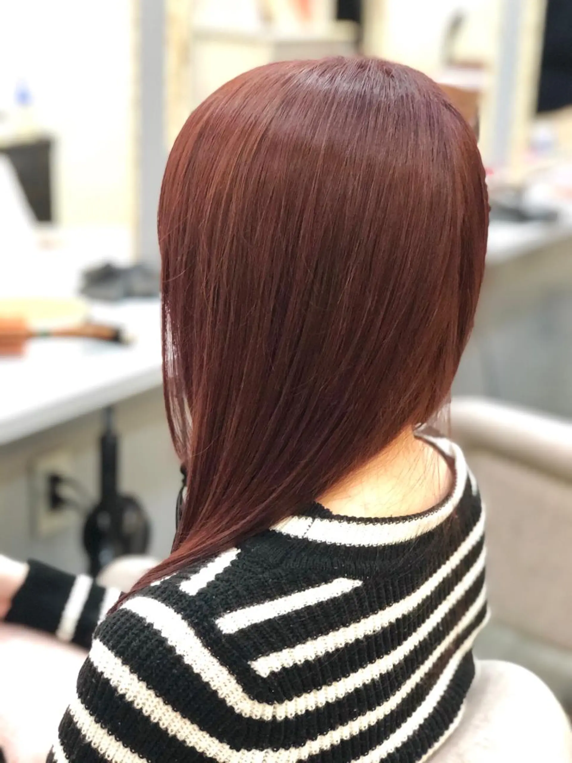 ミディアム カラー ブリーチ ケアブリーチ ピンクカラー 縮毛矯正・髪質改善 支持率No1🫧北島のヘアスタイル