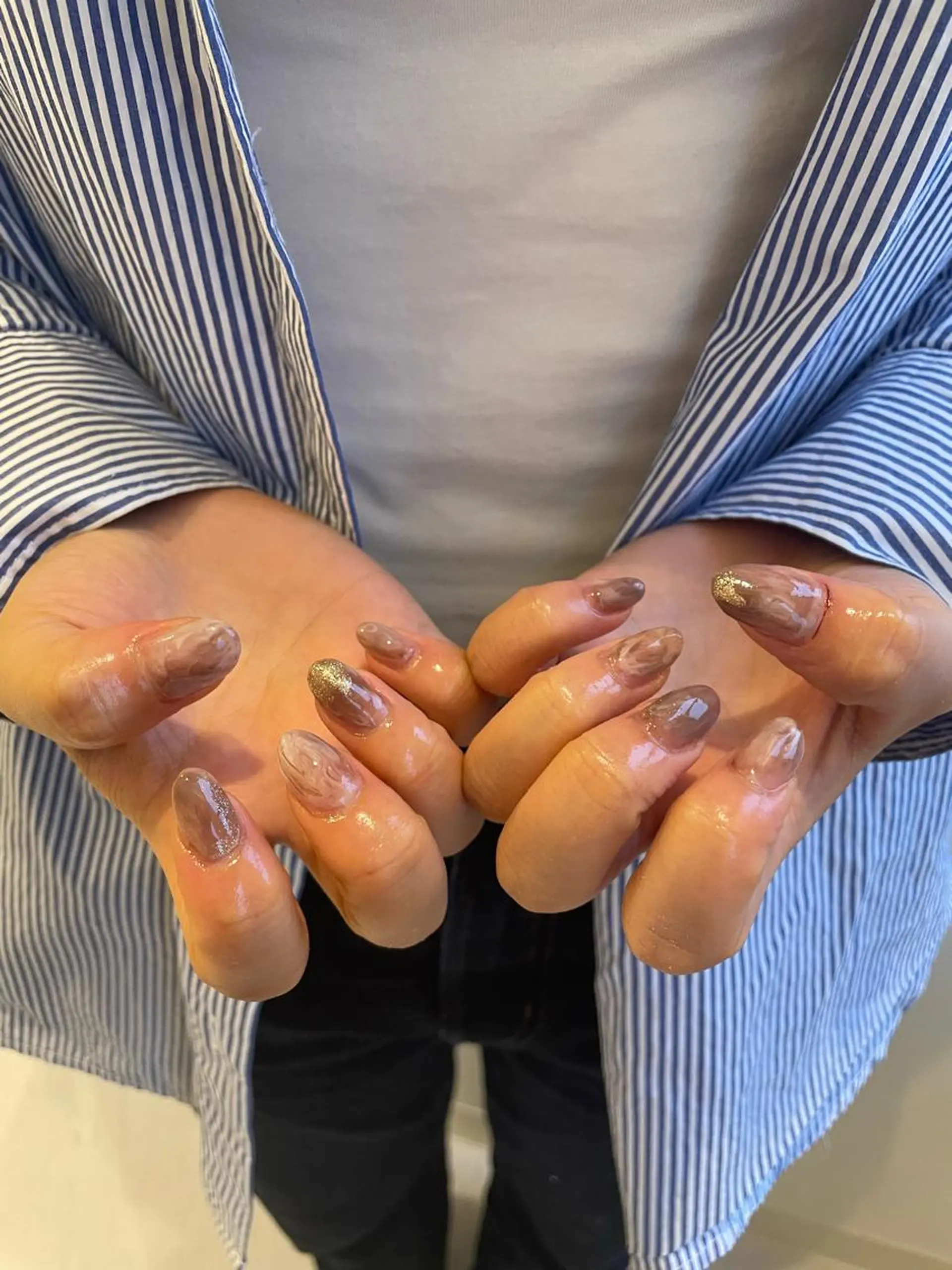 ネイル 束感まつ毛/ネイル/ LED♥KIRARAのマツエク・マツパデザイン