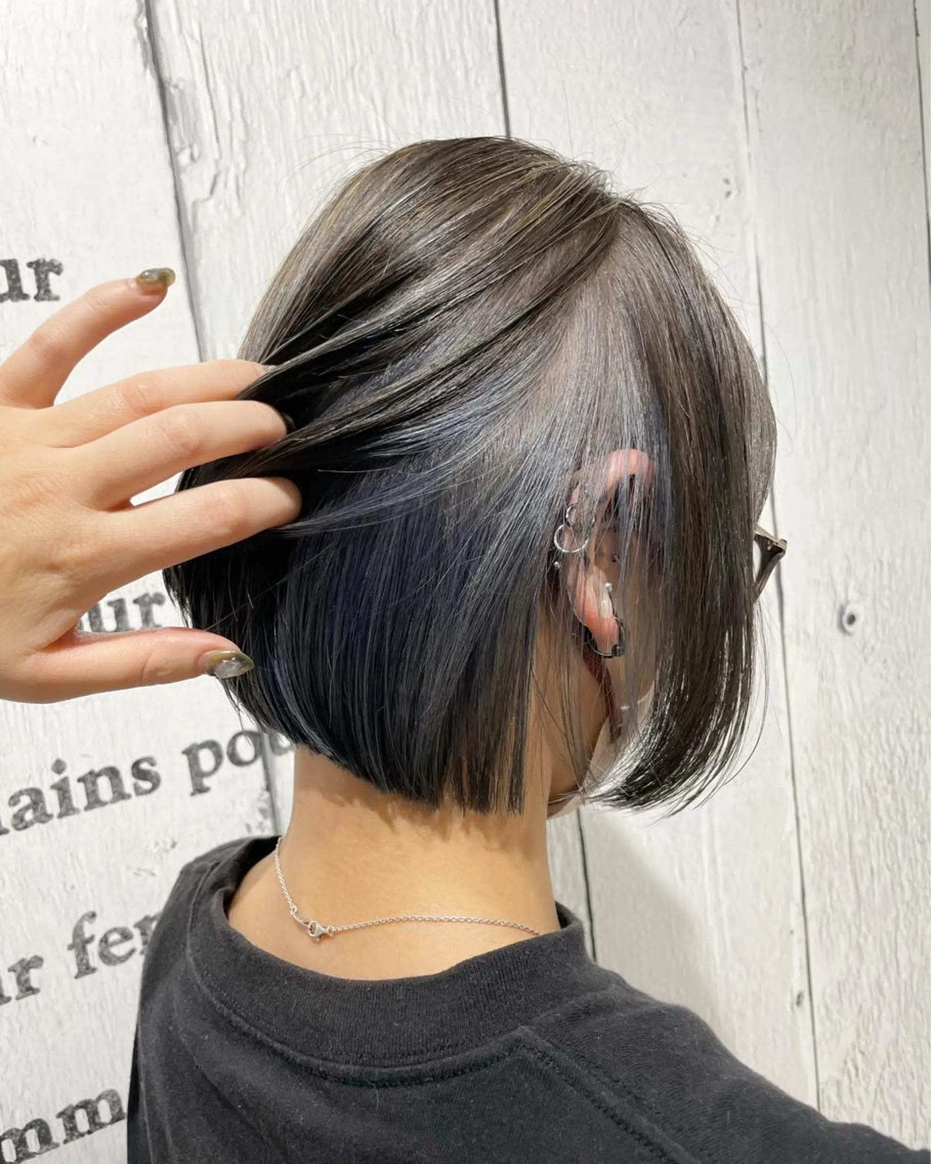 ショート カラー インナーカラー ヘアカラー 透明感カラー♪ Hanaeのヘアスタイル