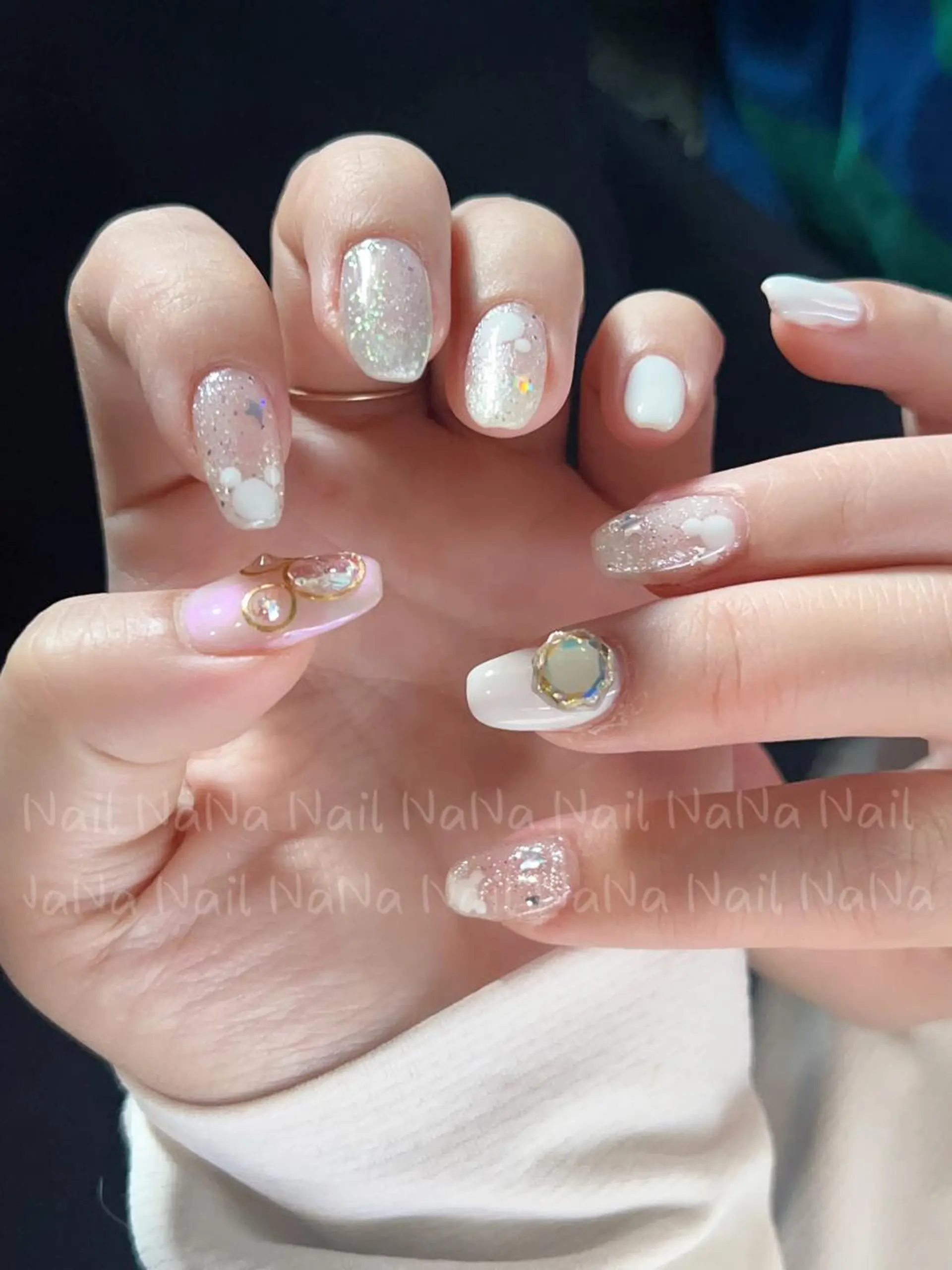 ミディアム カラー ネイル ハンドネイル Nail NaNaのネイルデザイン