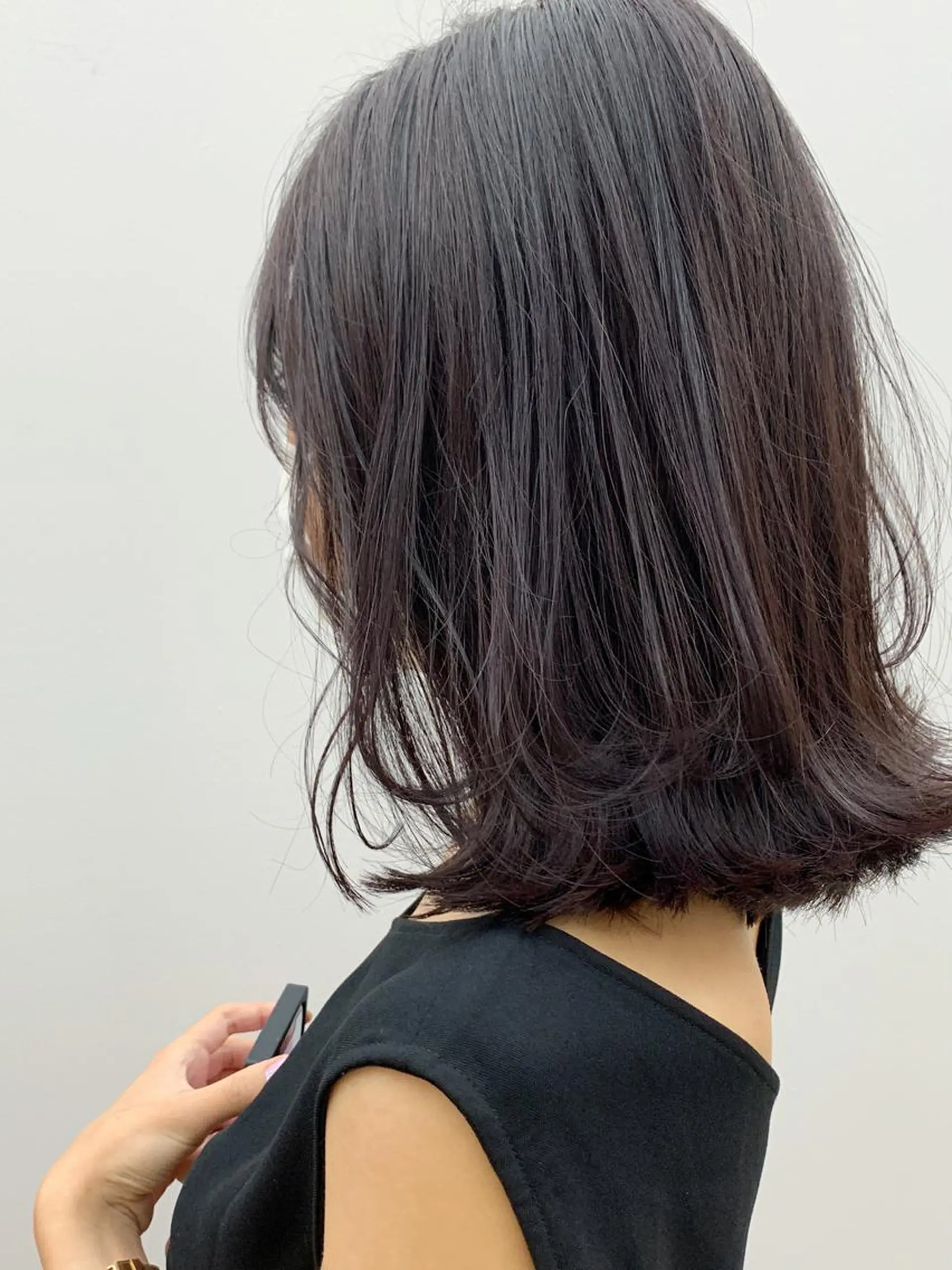 ミディアム カラー バイオレットカラー fhami 店長 髪質改善　DAITOのヘアスタイル