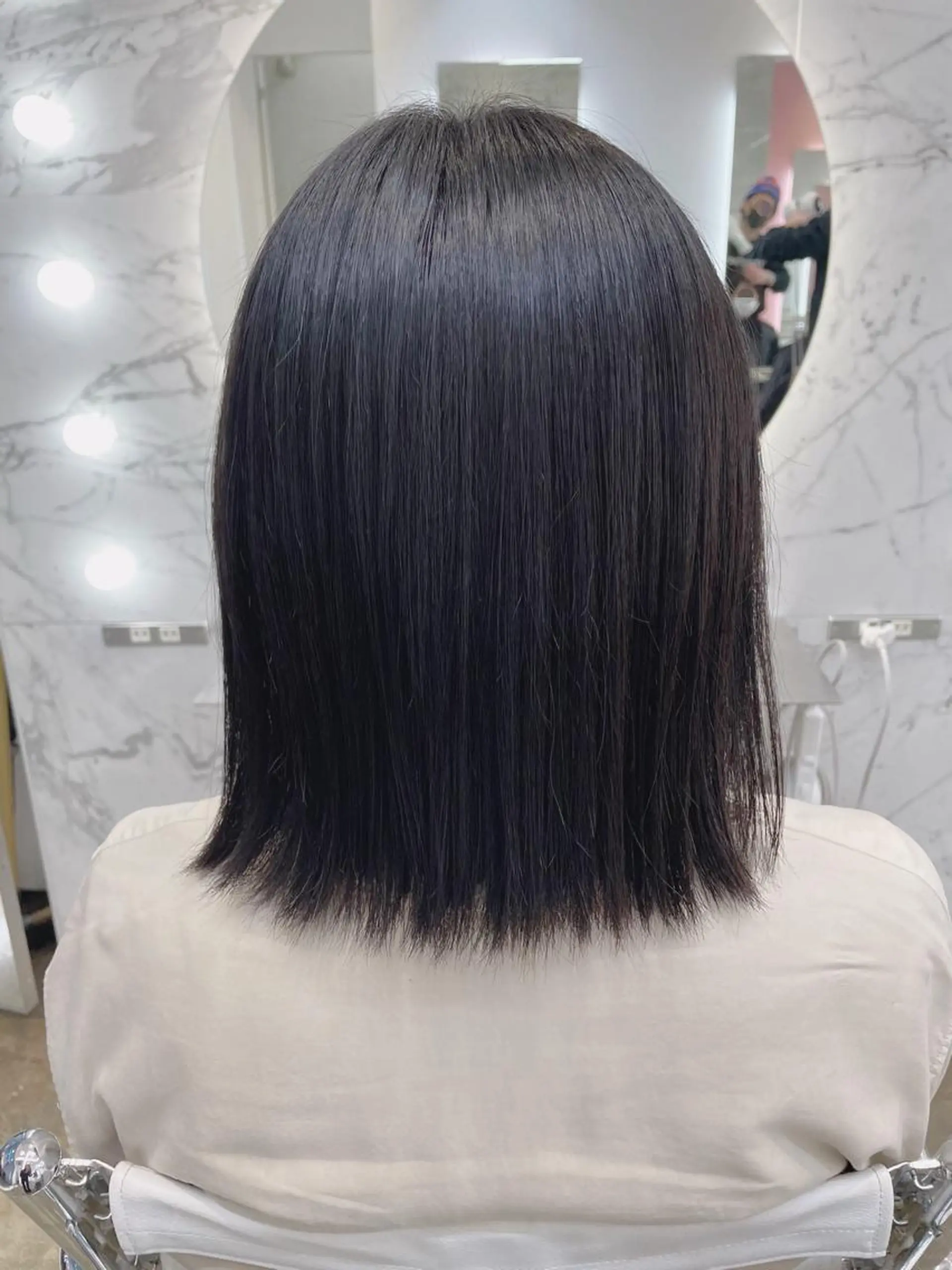 ショート 縮毛矯正 トリートメント 韓国×網紅ヘア 🤍りん🤍のヘアスタイル