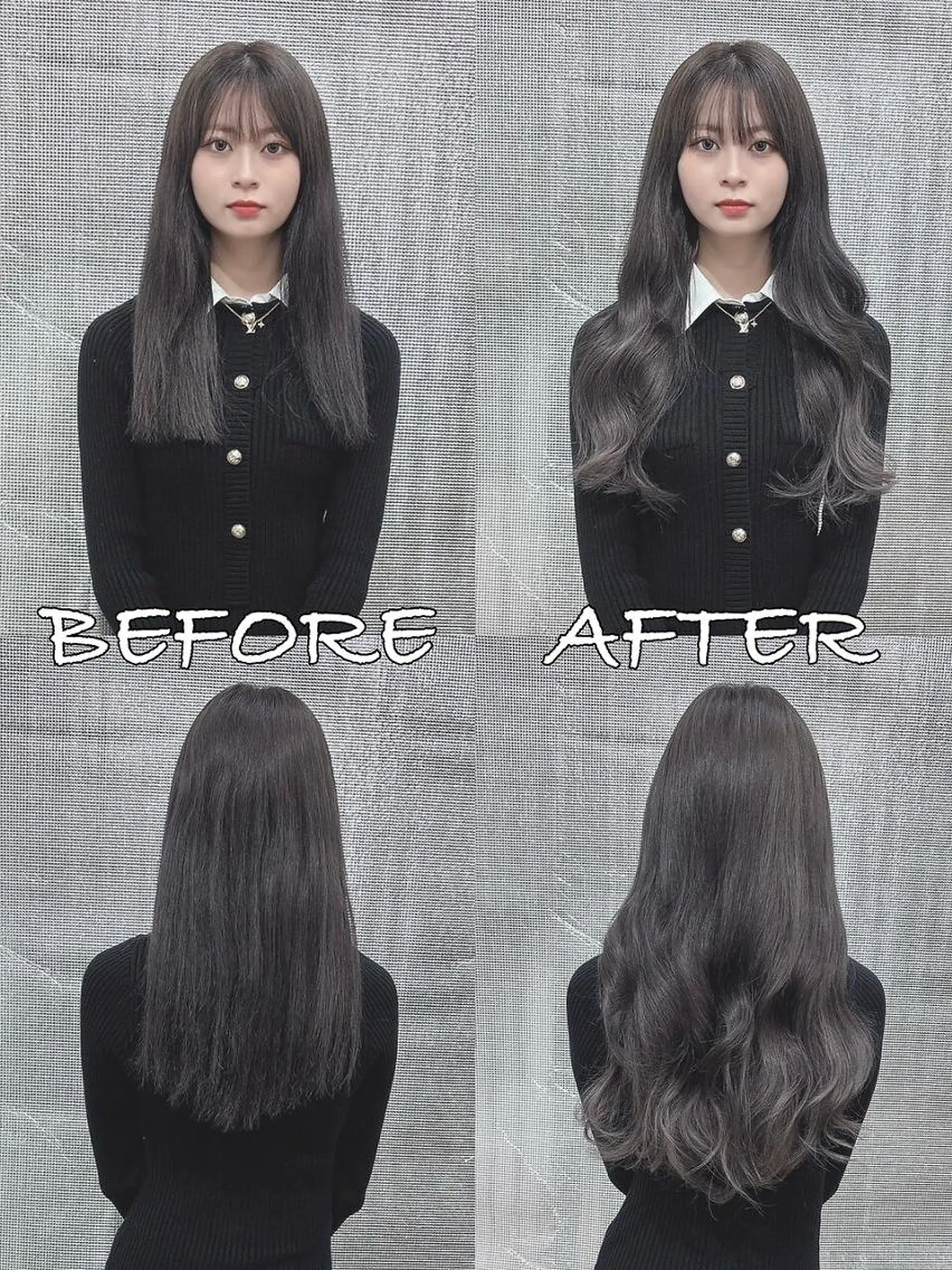 ロング カラー ヘアアレンジ シールエクステ バレイヤージュ ブリーチ ケアブリーチ ダブルカラー MISA ミサのヘアスタイル