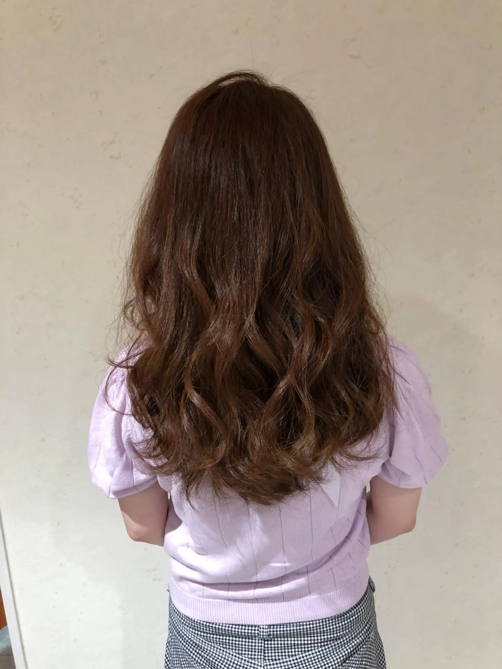 ロング カラー 小島嵩人 縮毛矯正 髪質改善のヘアスタイル