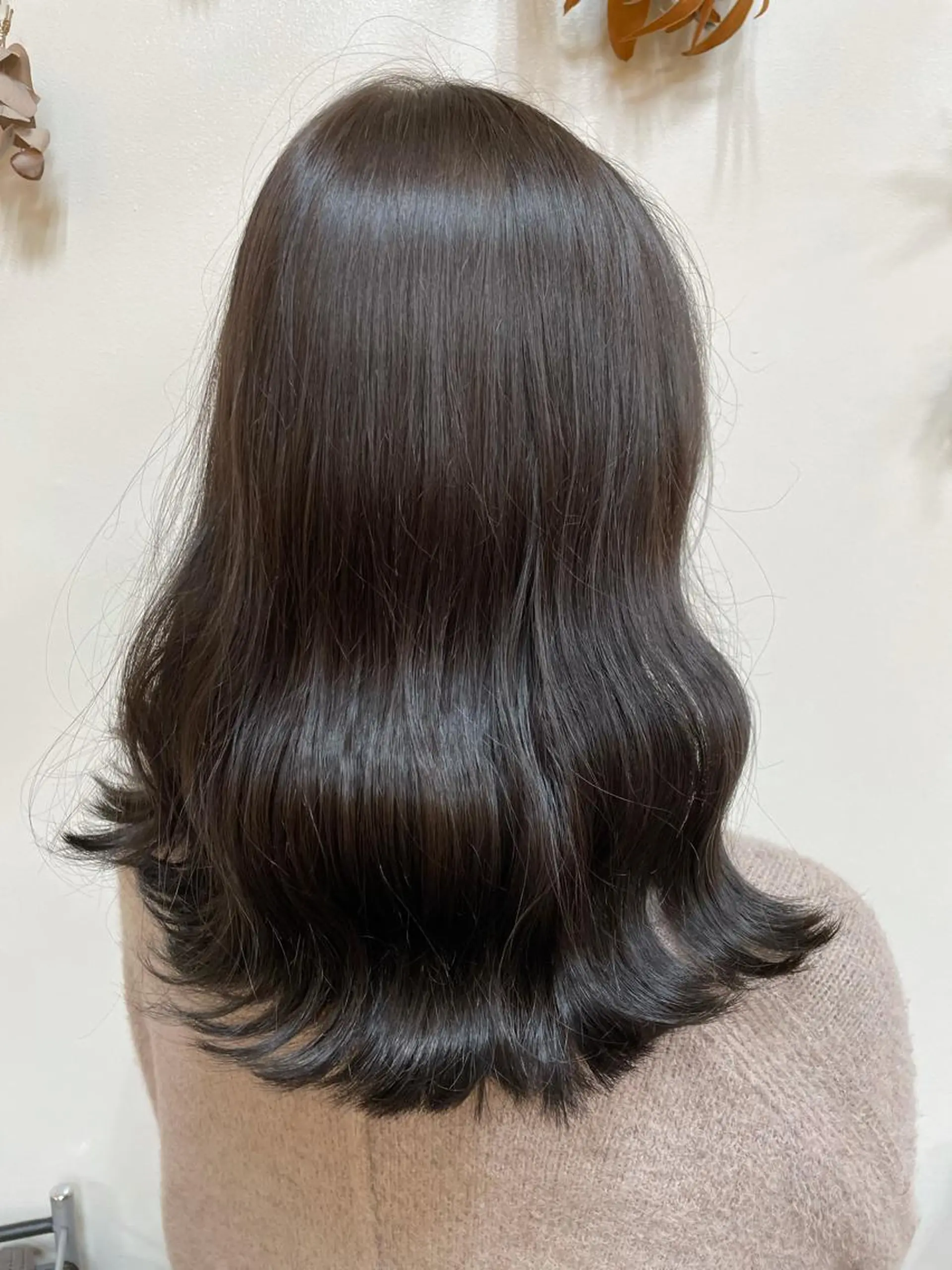 セミロング 韓国ヘア 🤍中西麻友🤍のヘアスタイル