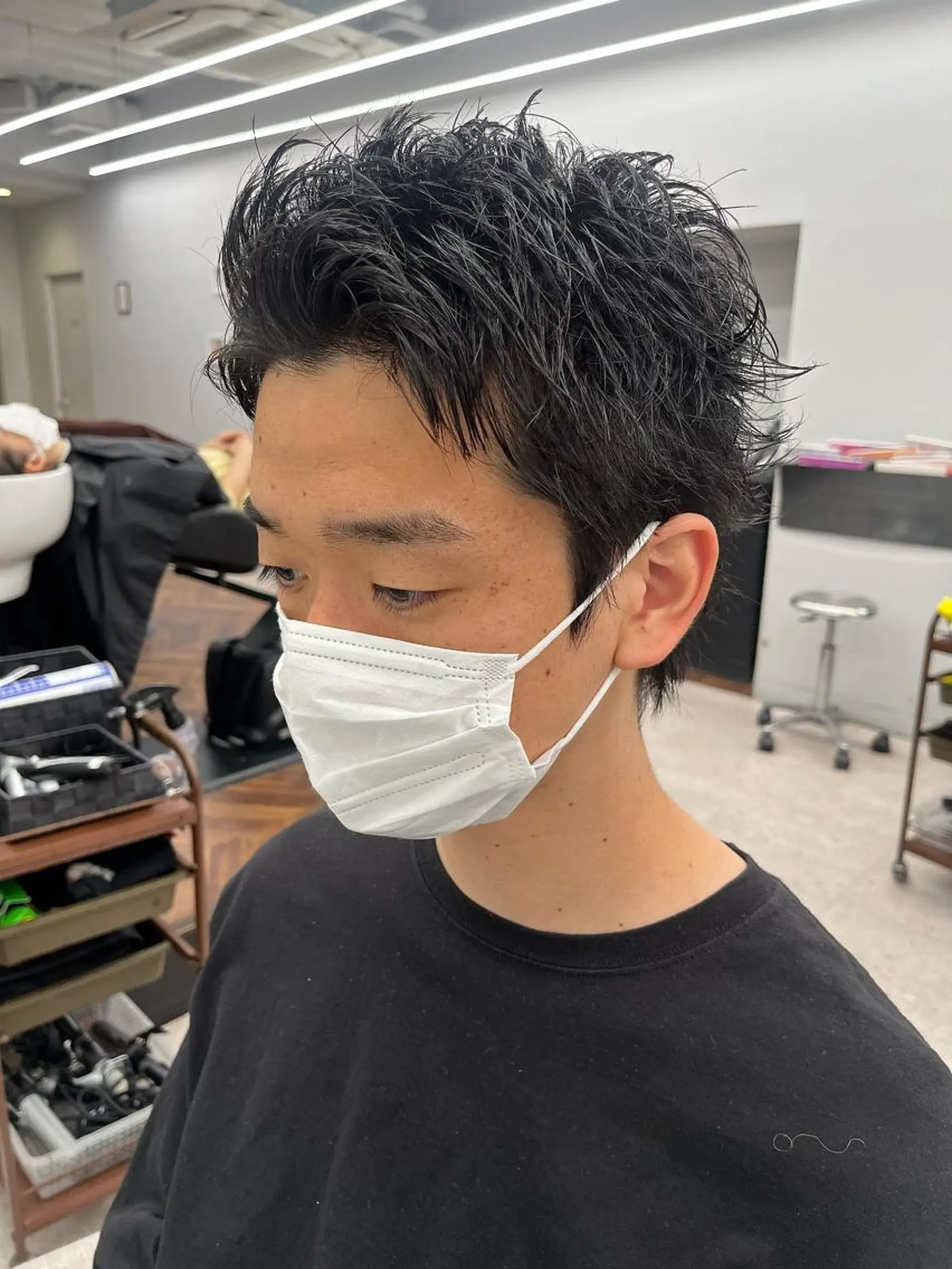 メンズ カット 🍐シャドウパーマ メンズ特化/守岡🍐のヘアスタイル