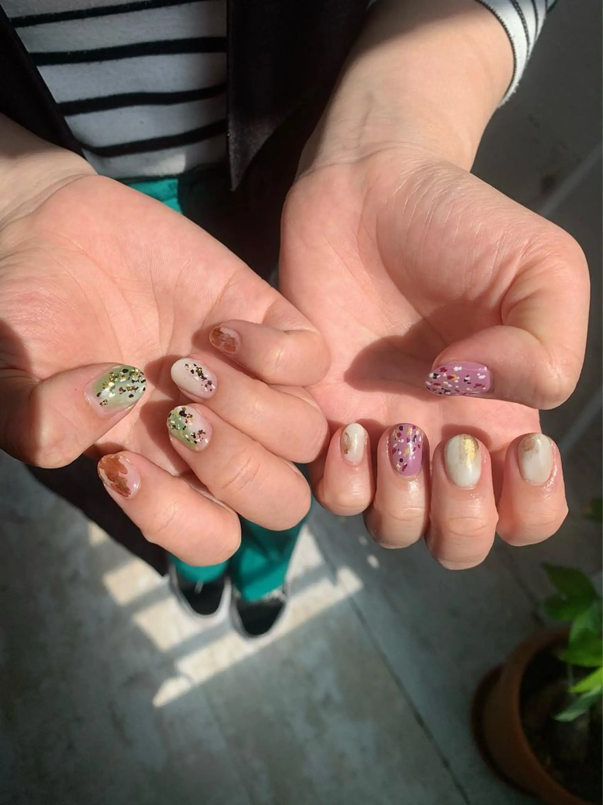 ネイル 持ち込み ニュアンスネイル SAPHIR nail & eyeのマツエク・マツパデザイン