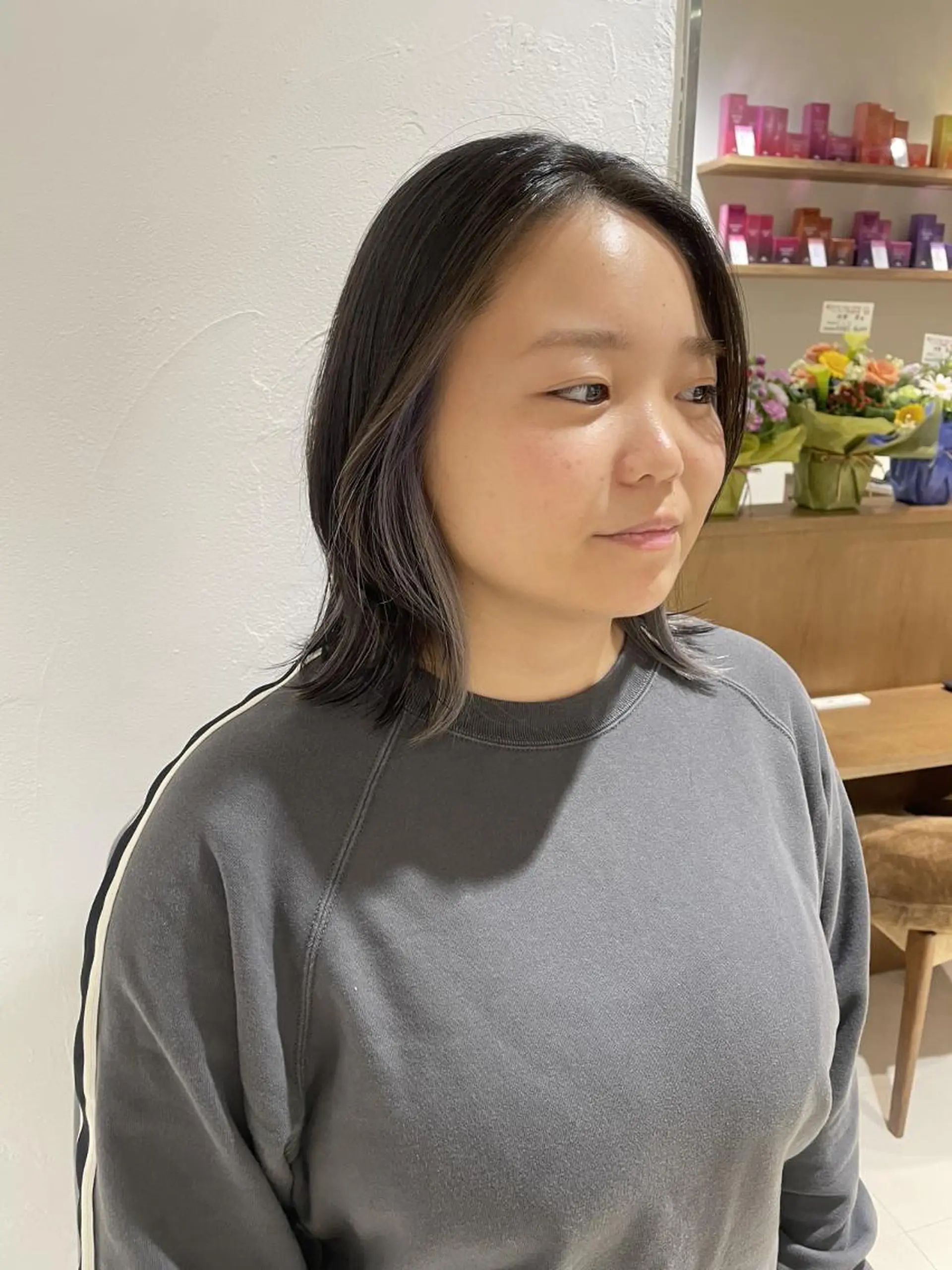 ミディアム カラー Liru:smart salon/茅ヶ崎のヘアスタイル