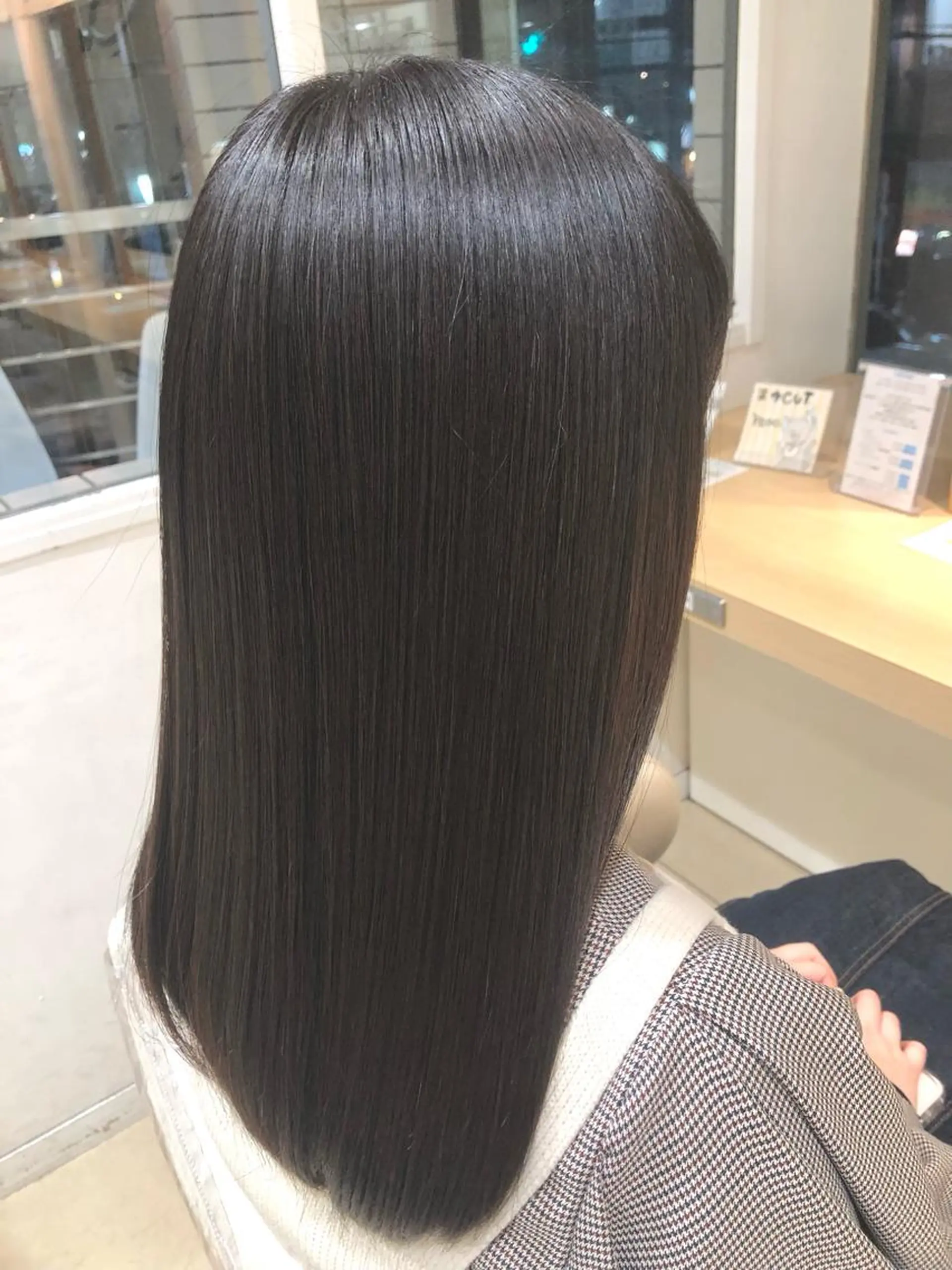 セミロング カット 縮毛矯正 トリートメント 低ダメージ施術/ 🐮牛木 史裕🐮のヘアスタイル