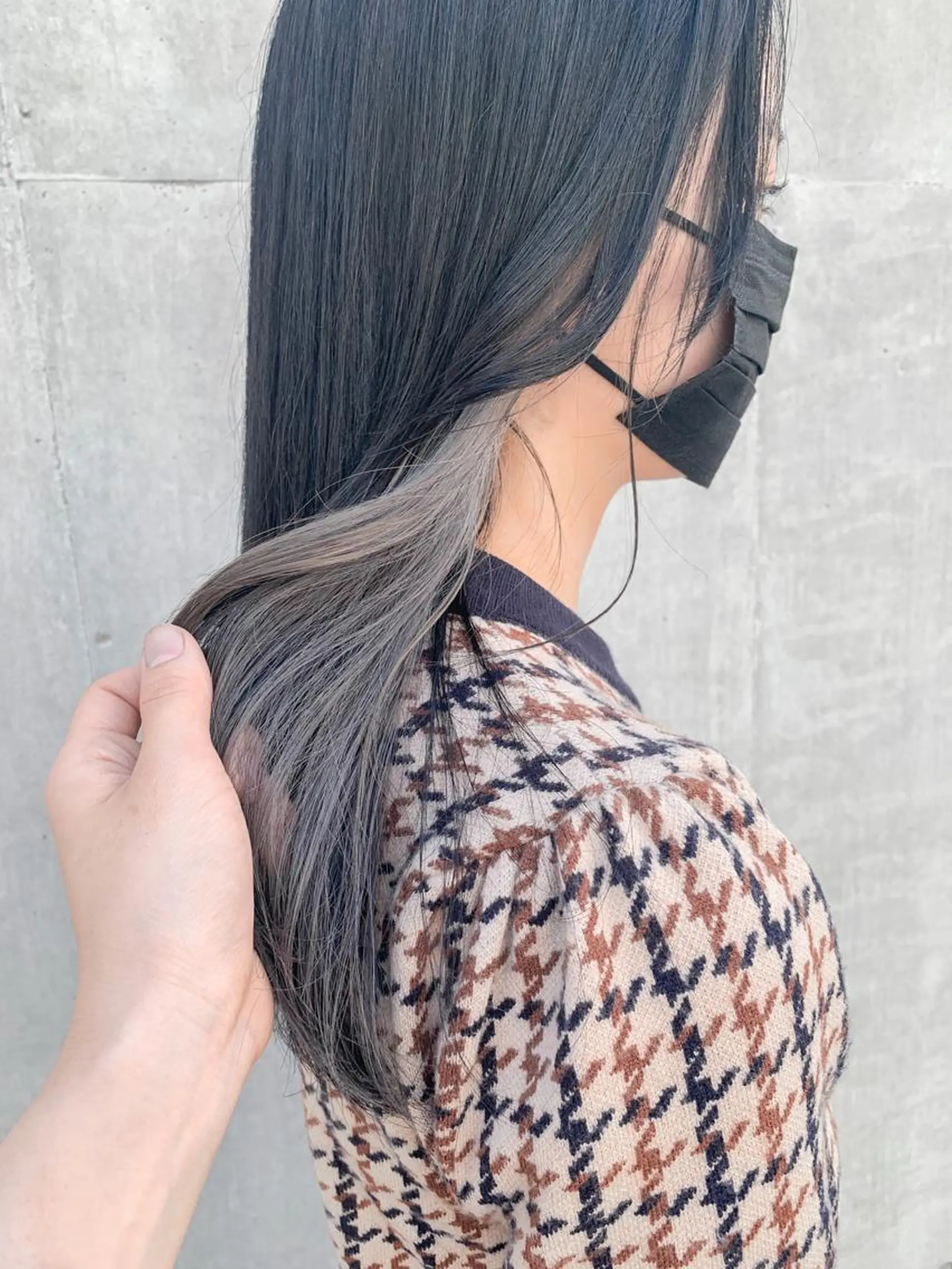 セミロング カラー ヘアアレンジ ヘアカラー トリートメント yuka .のヘアスタイル