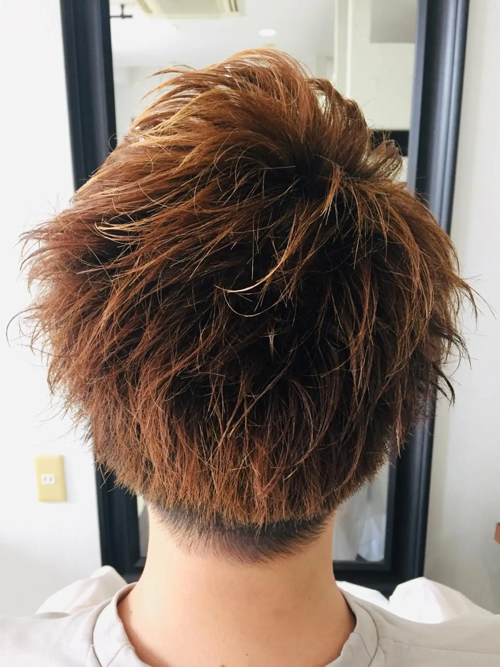 ショート カラー メンズ 阿久津 泰幸のヘアスタイル