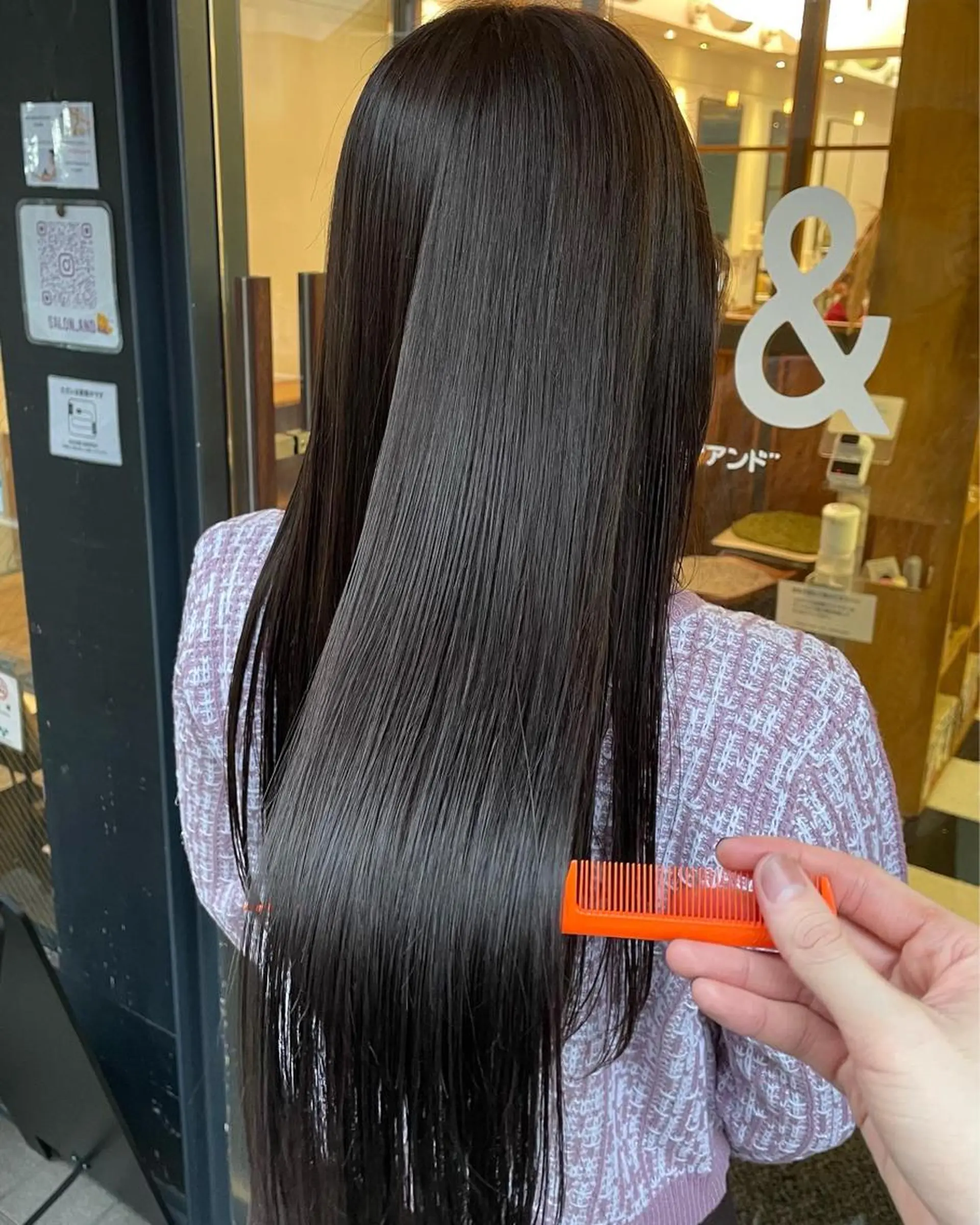 セミロング カラー 髪質改善 トリートメント カット トリートメント 川上拓真 ✂︎学芸大学のヘアスタイル