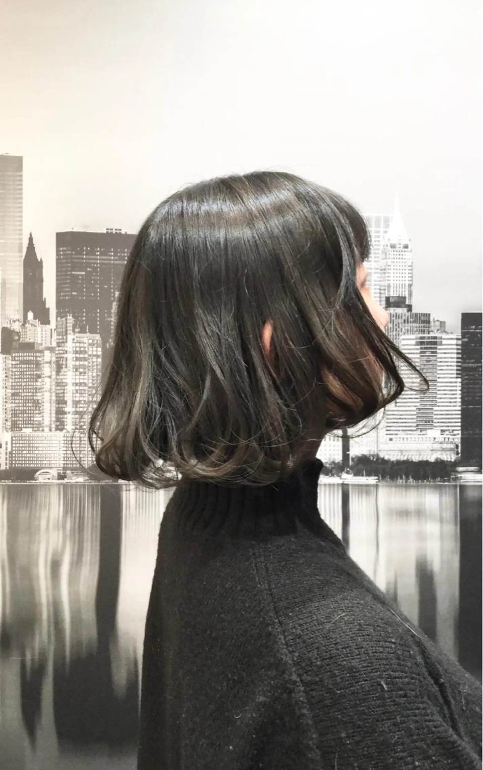 ミディアム カラー Annon プライベートサロンのヘアスタイル