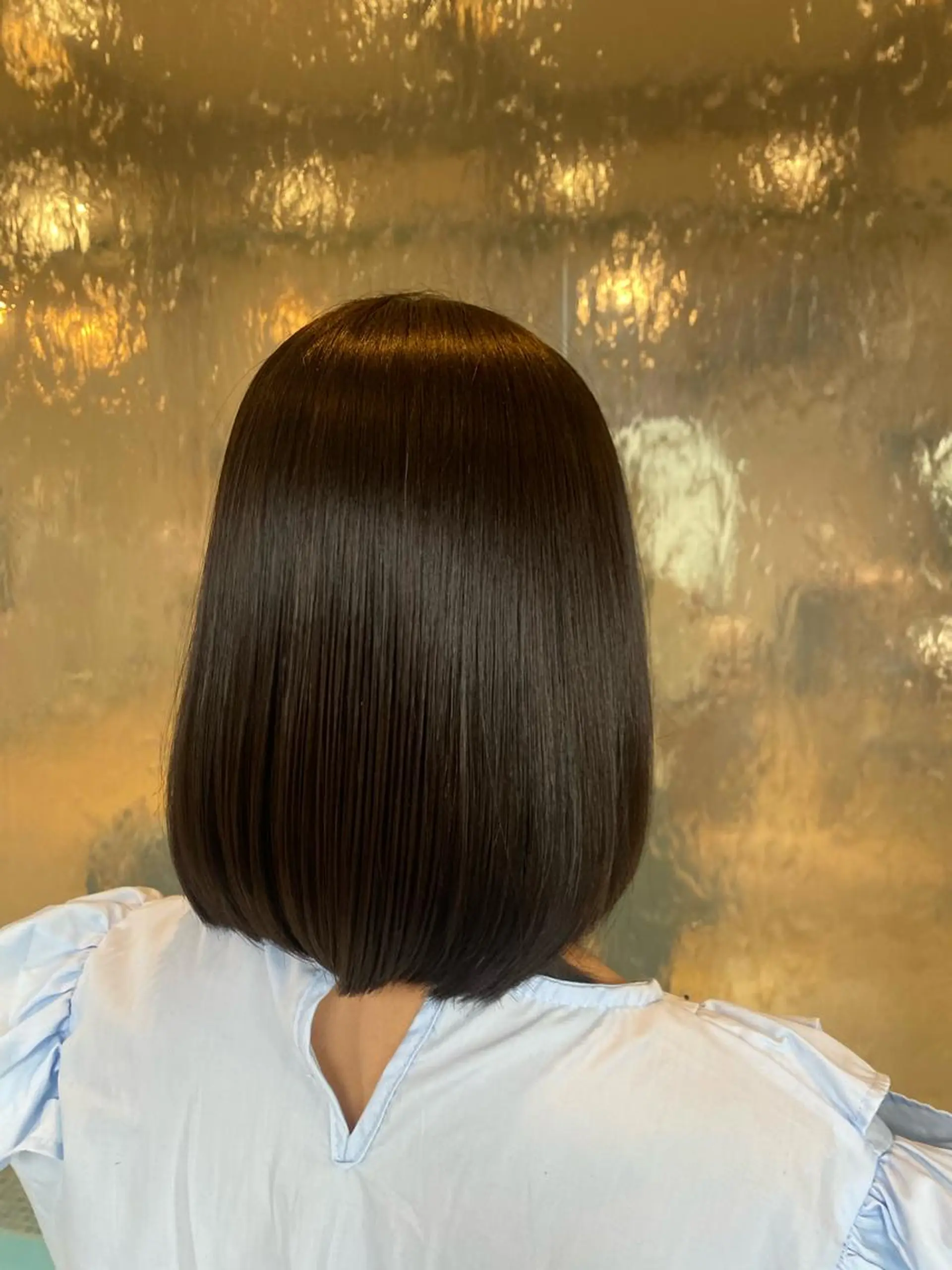 ミディアム 辻 友里香のヘアスタイル