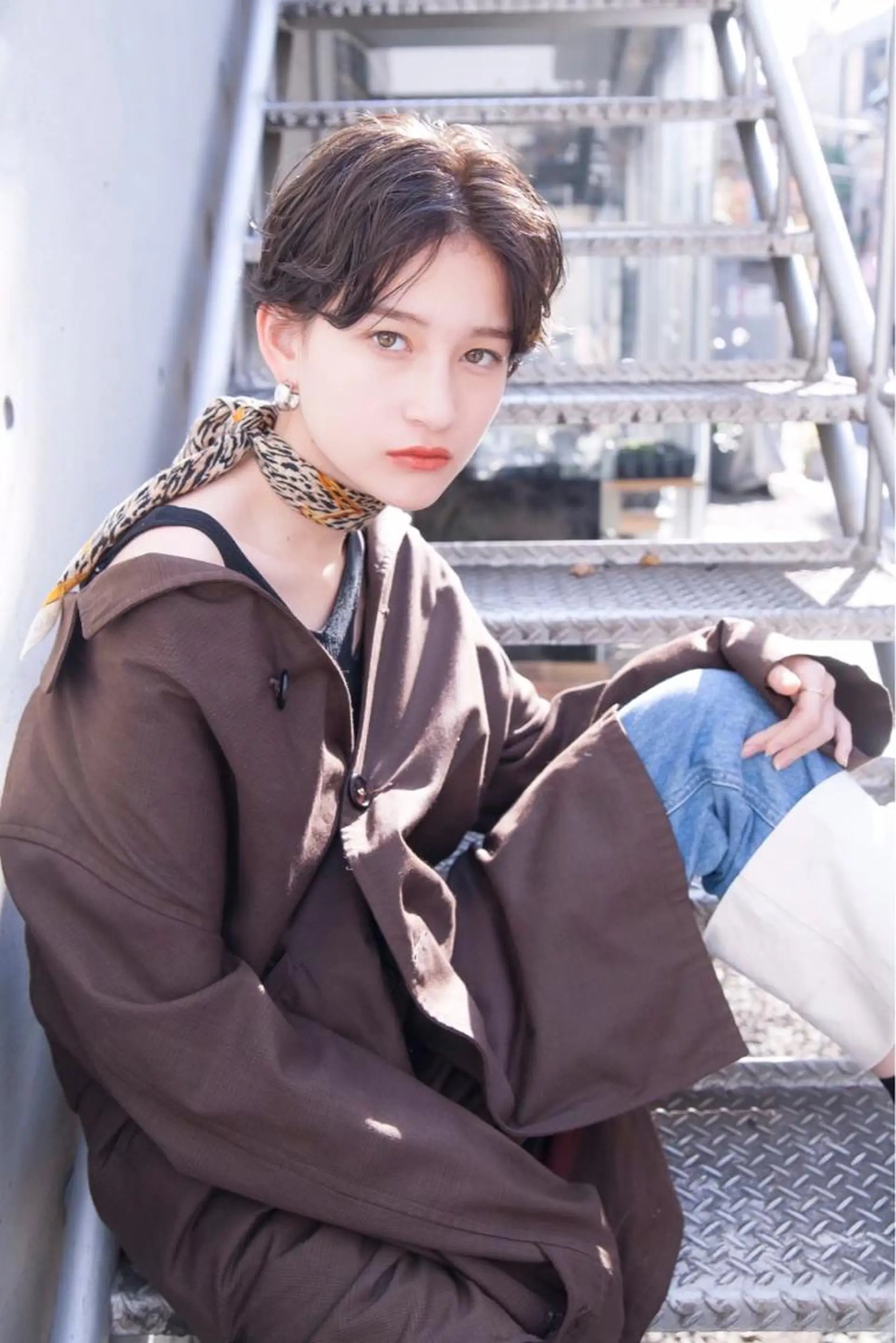 ショート ダブルカラー🤍 髪質改善／原島のヘアスタイル