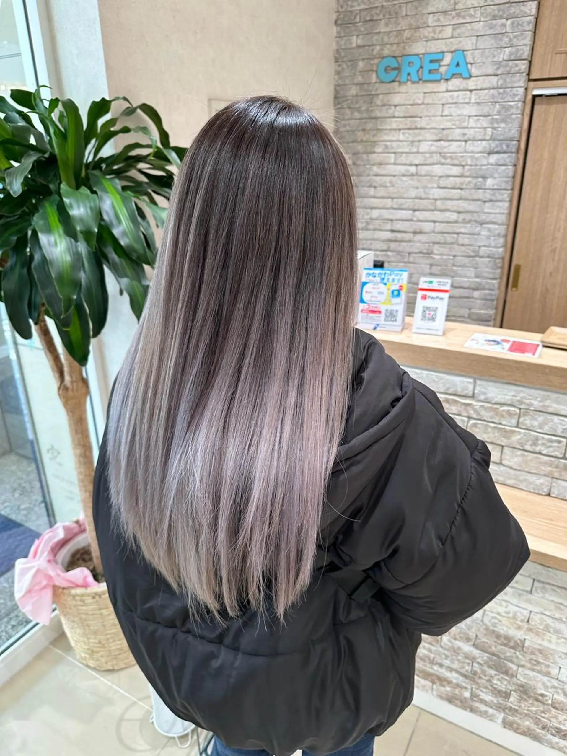 ロング カラー アッシュ ハイライトカラー ボブ ハイライト カット ヘアカラー トリートメント 山本　尚輝 🐶ハイライト🐶のヘアスタイル